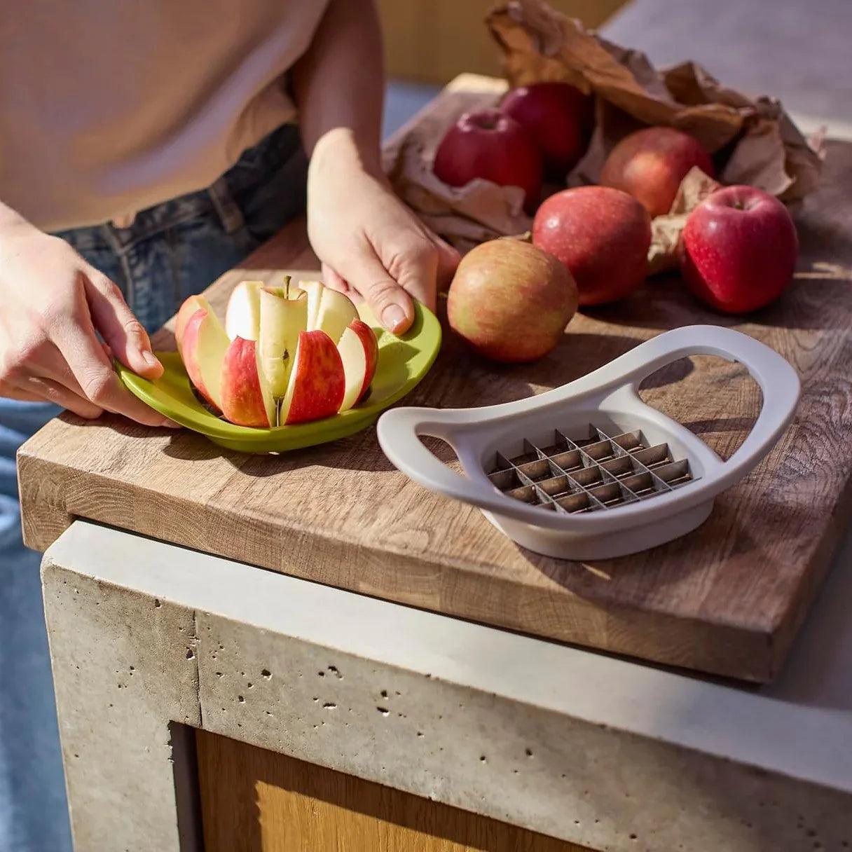Joseph Joseph Nest Press 2-in-1 Fruit & Vegetable Cutter | Corer & Chipper - Pupsik Singapore
