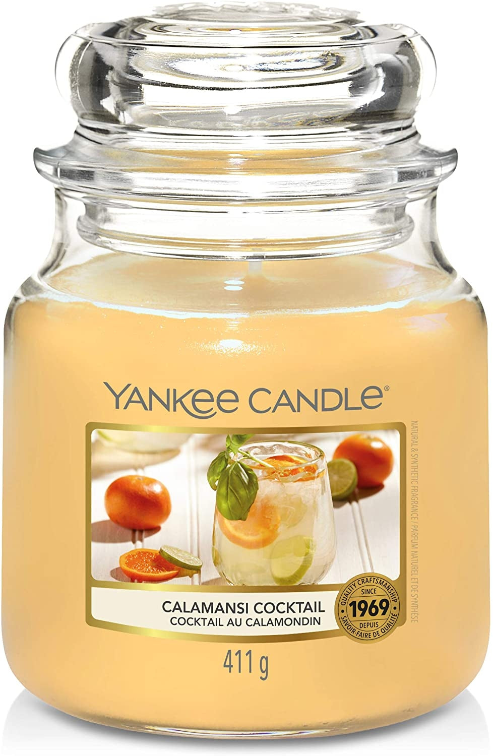 Yankee Candle Medium Jar Candle (14.5oz) - Calamansi Cocktail