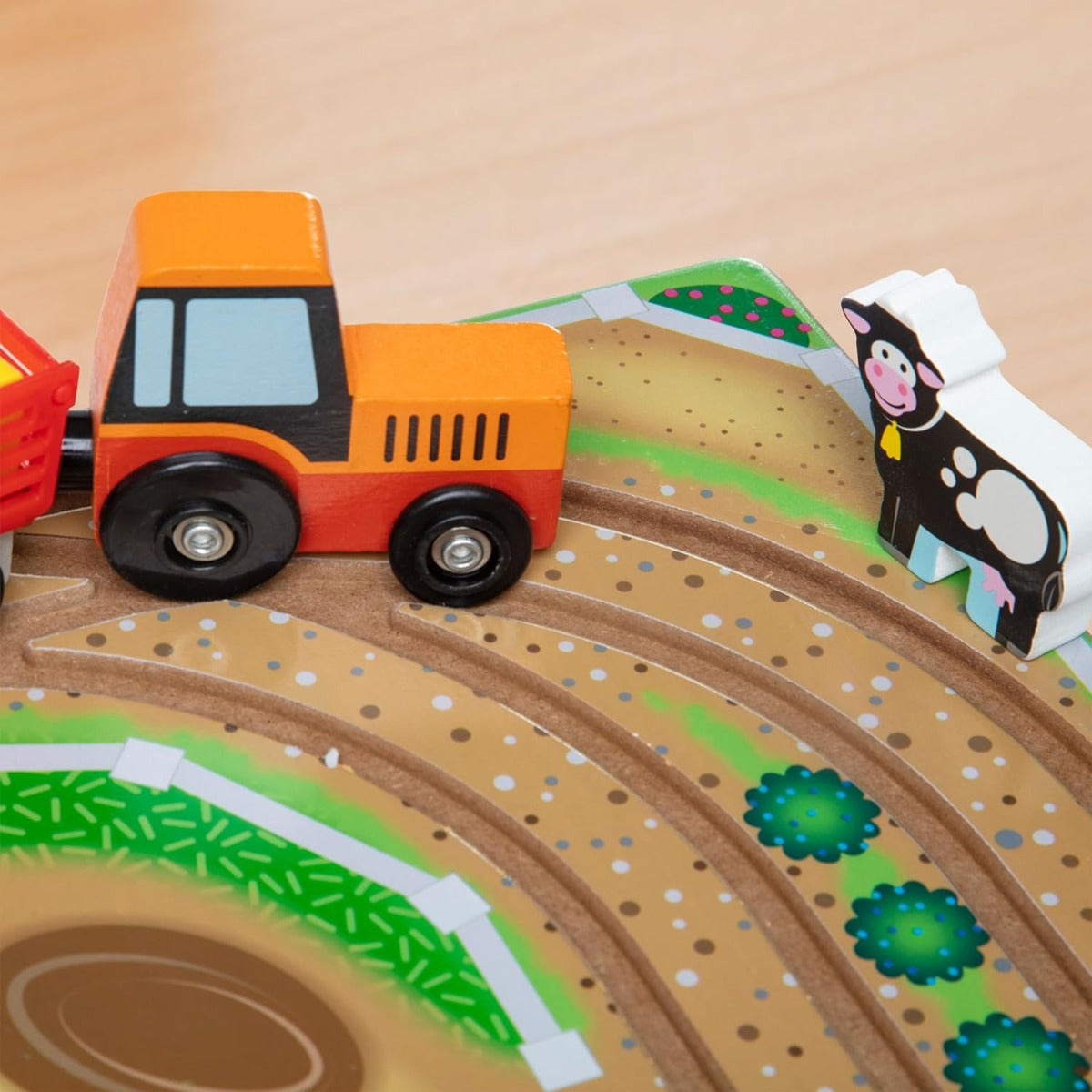 Melissa & Doug Take-Along Farm Wooden Play Set