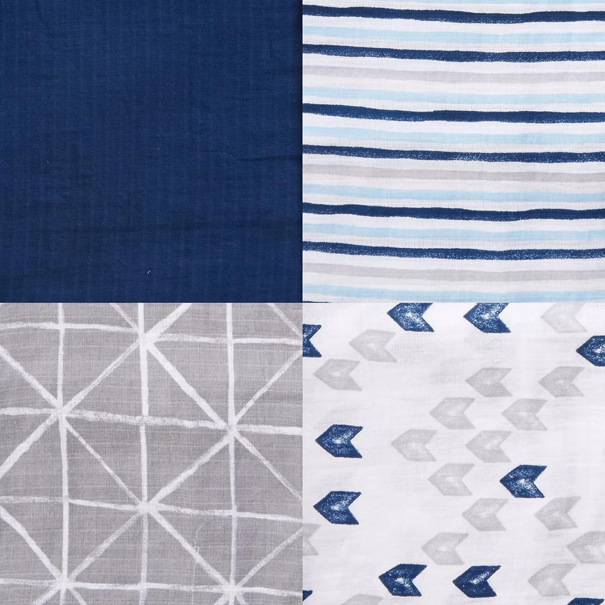 Aden Anais Essentials Muslin Cotton Swaddle (44 x 44 in), 4pk (31 Designs) - Pupsik Singapore
