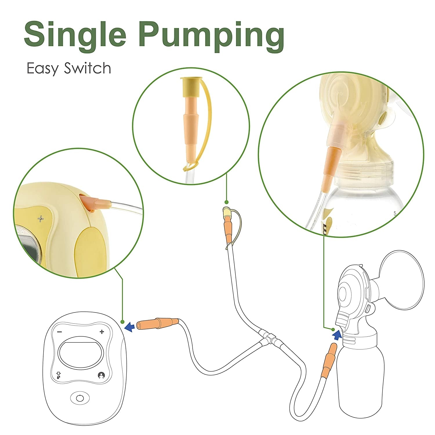 Maymom Tubings for Medela Freestyle, Flex, Swing Pumps - Pupsik Singapore