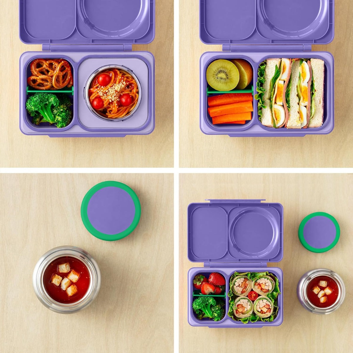 OmieBox UP Hot & Cold Bento Lunch Box (5 Colors) - Pupsik Singapore