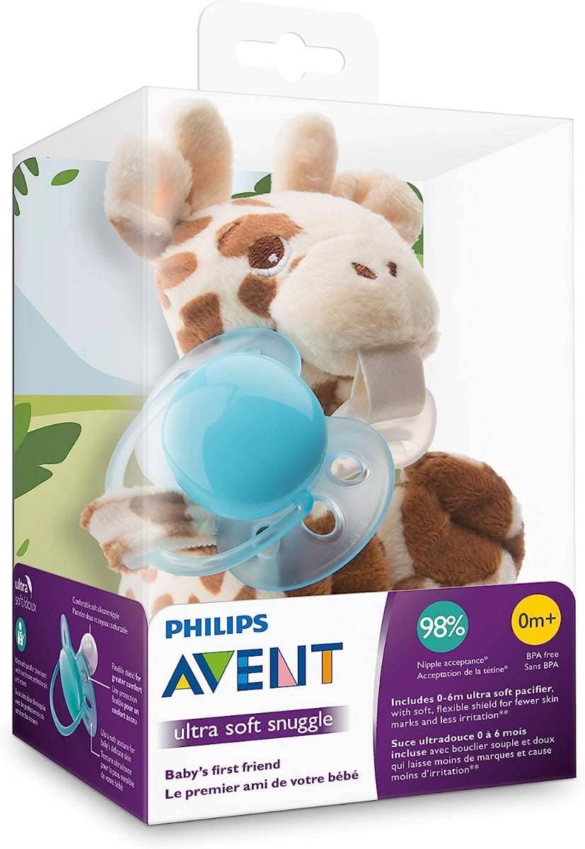 Philips Avent Ultra Soft Snuggle Pacifier (3 Designs)