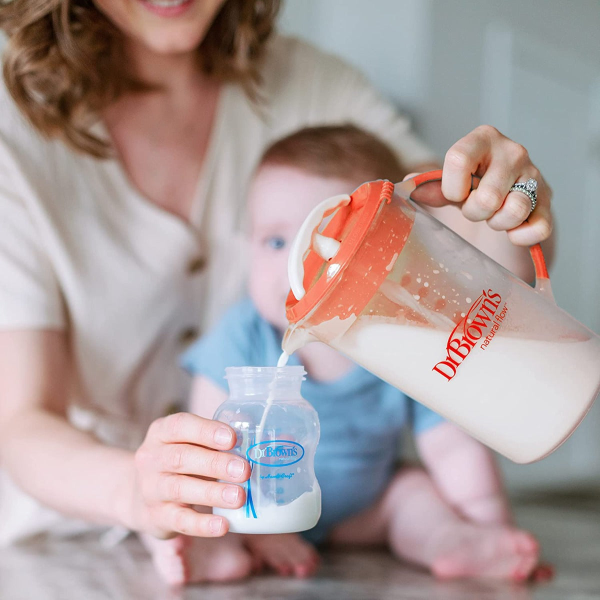 Dr. Brown’s Natural Flow® Formula Mixing Pitcher (5 Colors) - Pupsik Singapore