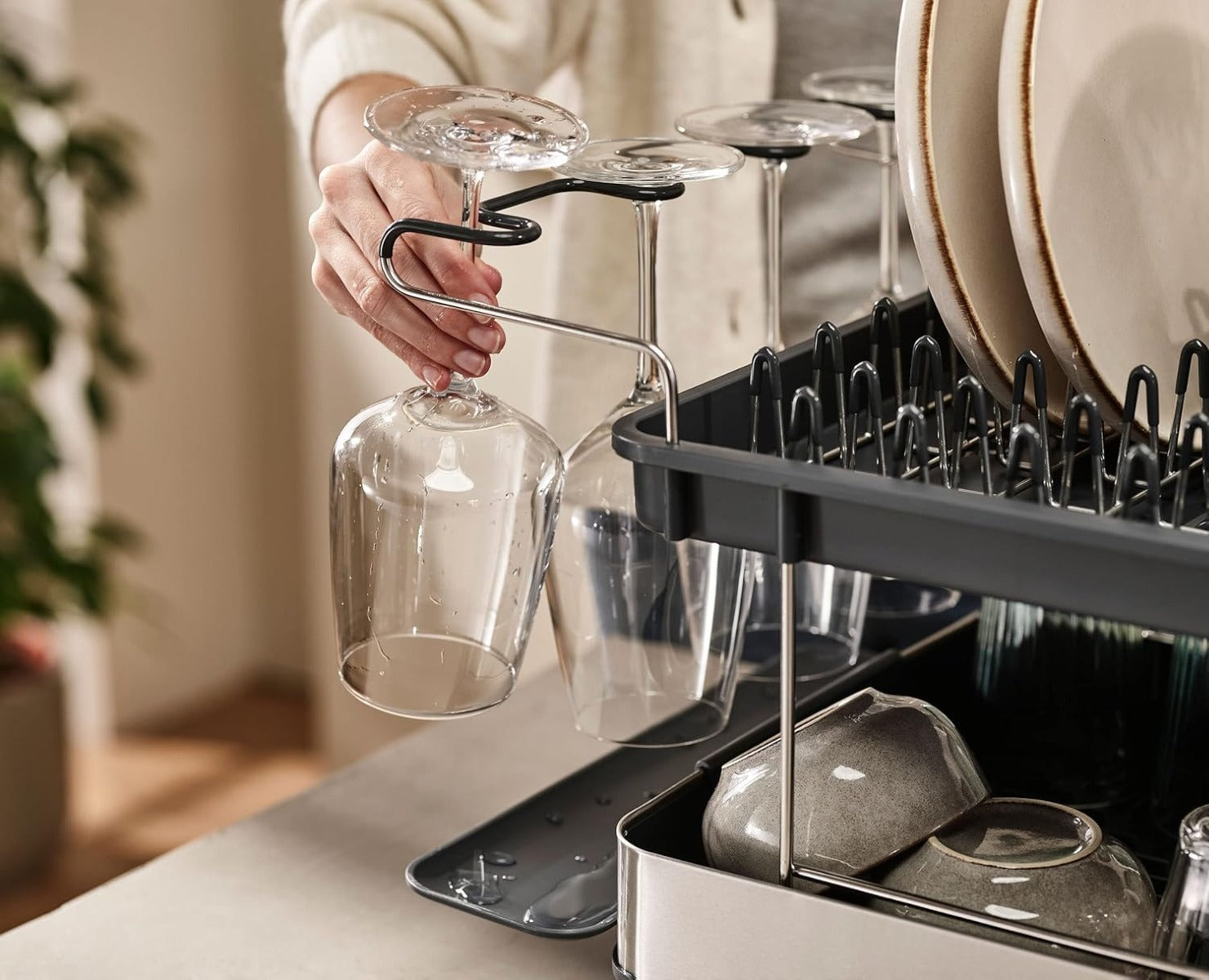 Joseph Joseph Excel Steel 2-Tier Dish Rack