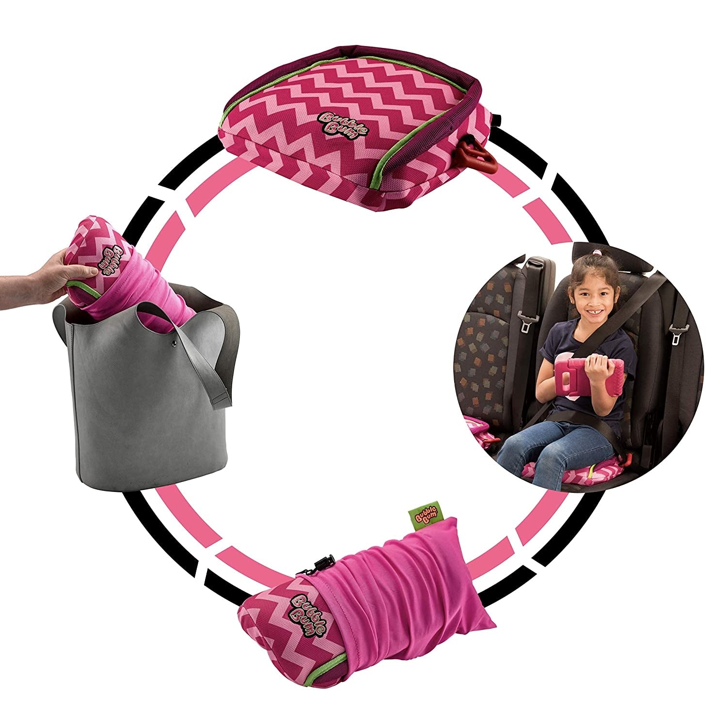 BubbleBum Inflatable Booster Seat (2 Designs) - Pupsik Singapore