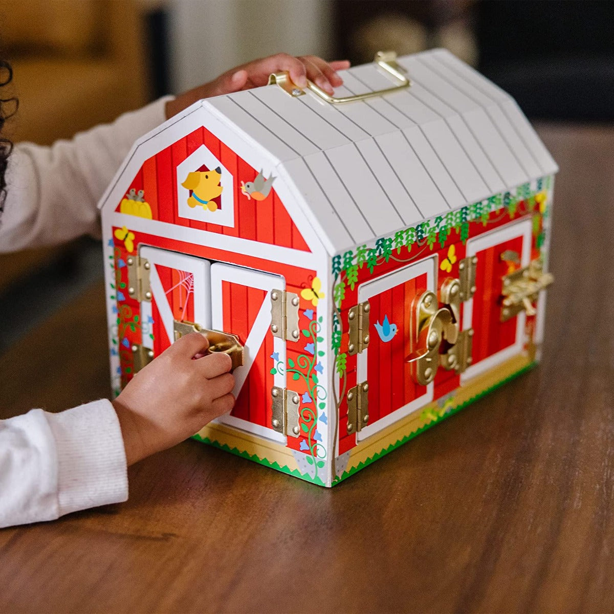 Melissa & Doug Kids Toy Barn Play Set