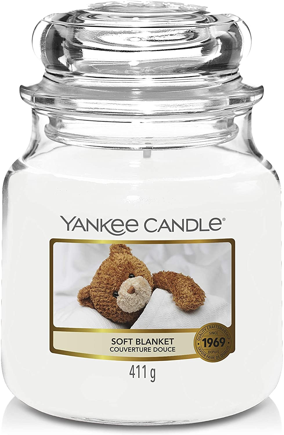 Yankee Candle Medium Jar Candle (14.5oz) - Soft Blanket