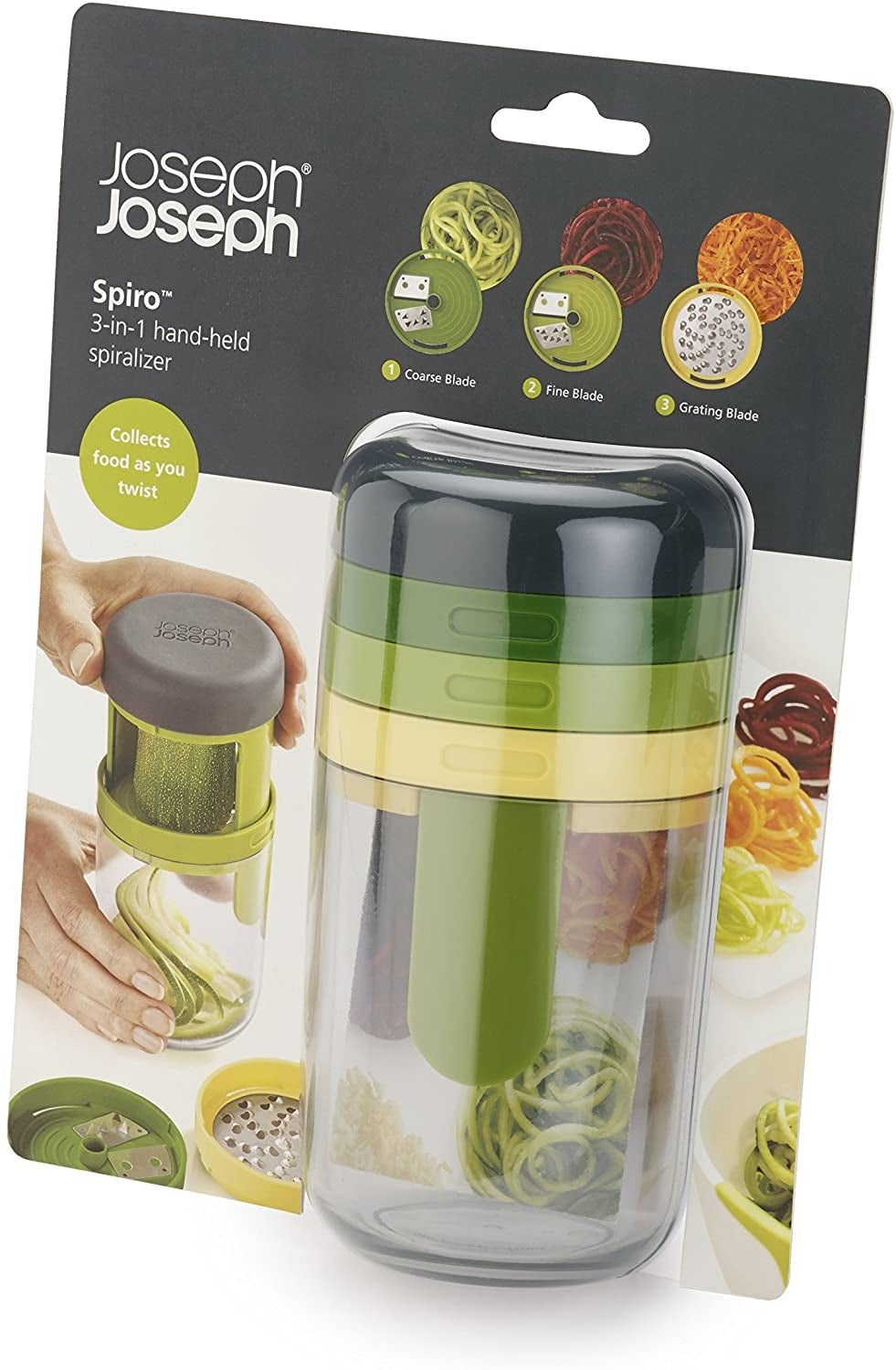 Joseph Joseph Spiro 3-in-1 Hand-held Spiralizer