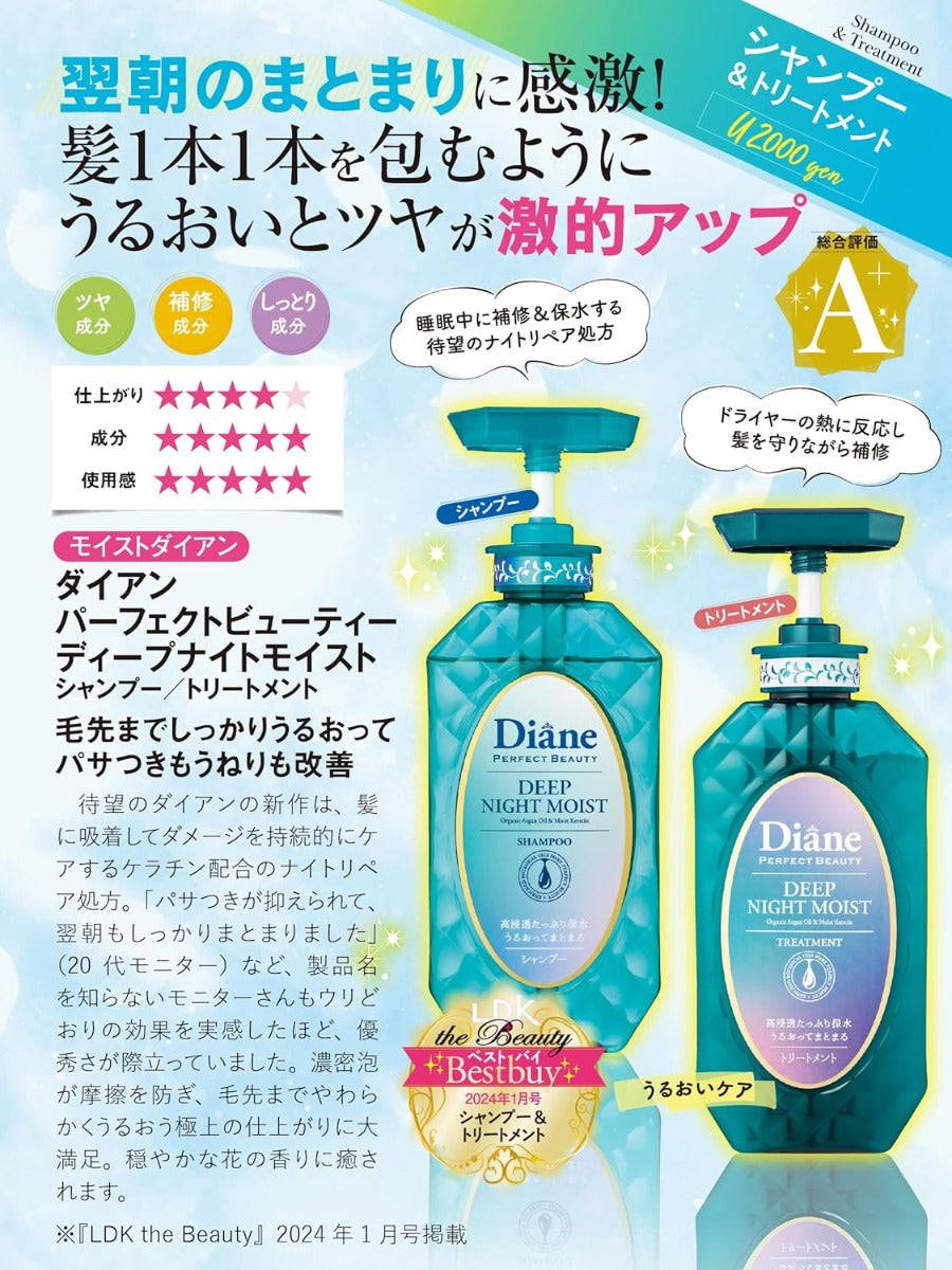 Moist Diane Deep Night Moist Treatment (Refill 330ml)