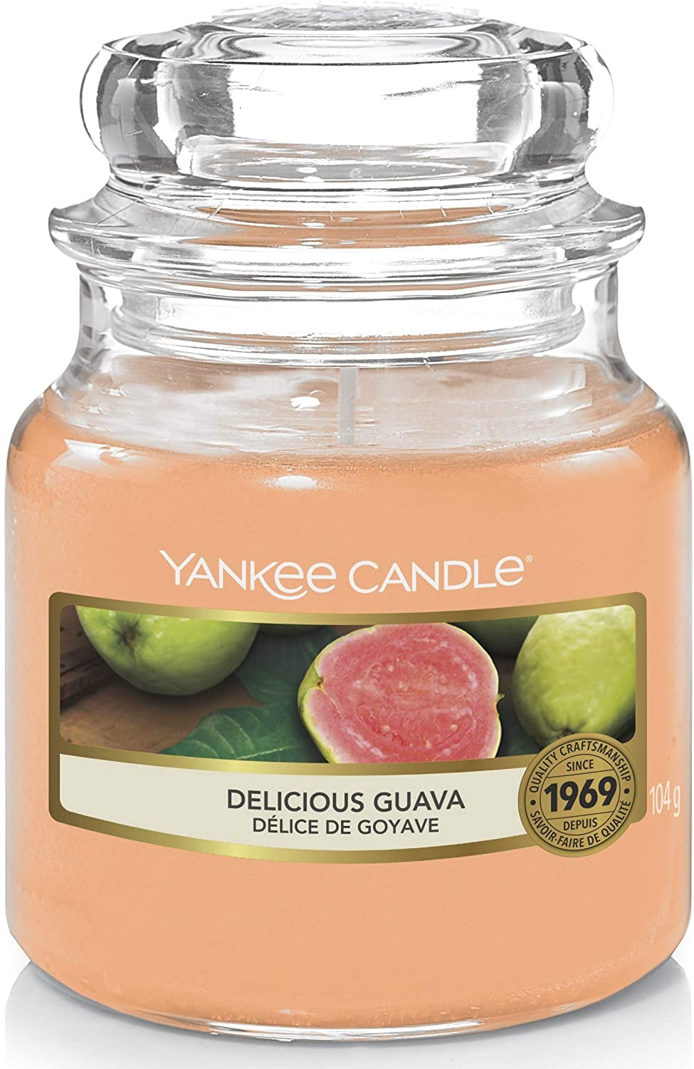 Yankee Candle Small Jar Candle (3.7oz) - Delicious Guava