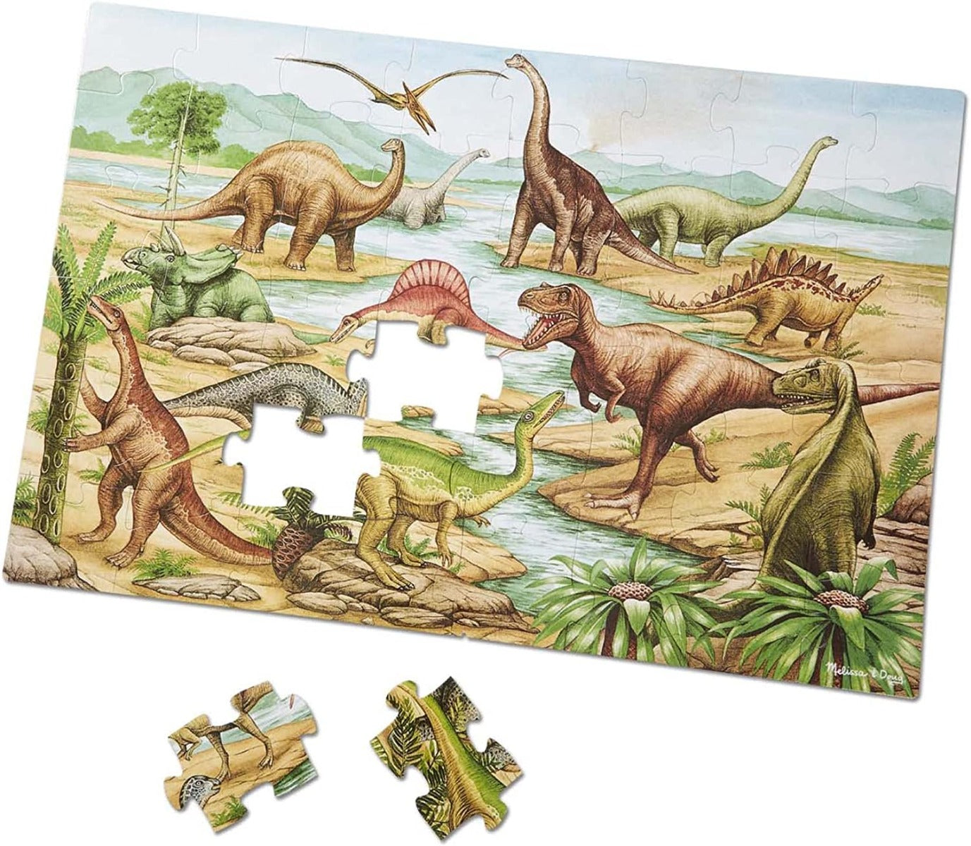 Melissa & Doug Floor Puzzle, 48 pcs (5 Themes) - Pupsik Singapore