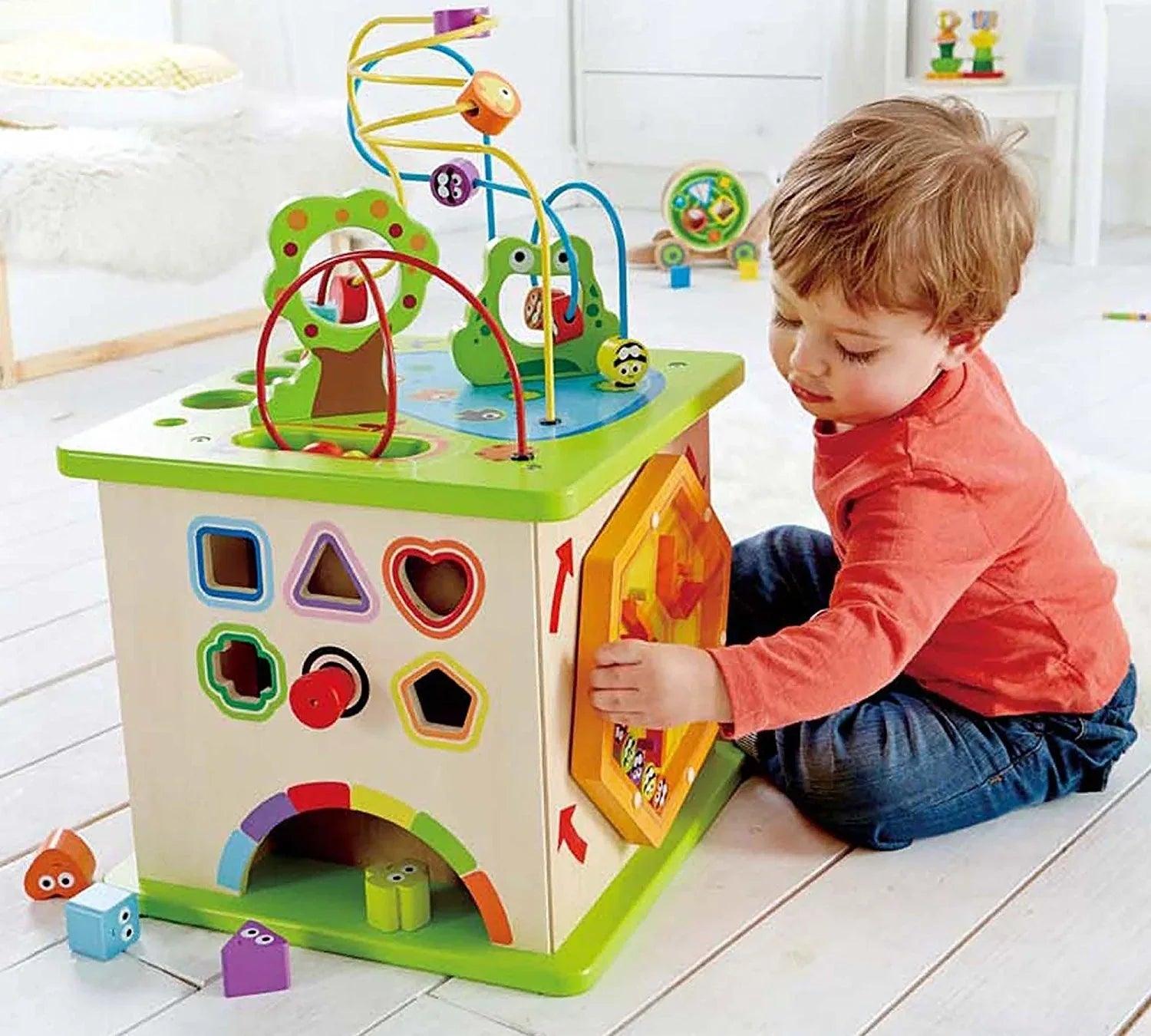 Hape Country Critters Play Cube | Pupsik Singapore