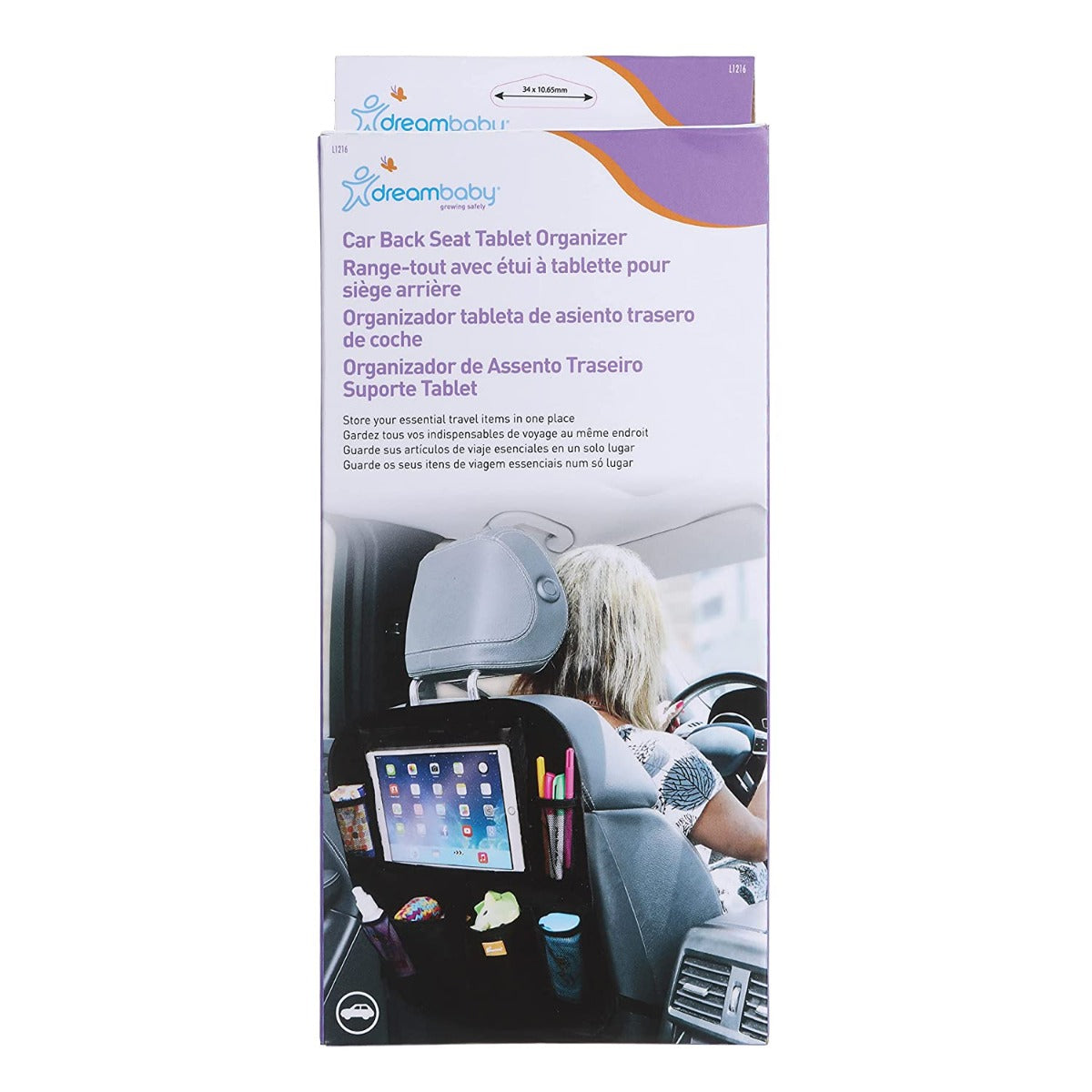 Dreambaby Car Back Seat Tablet Organizer