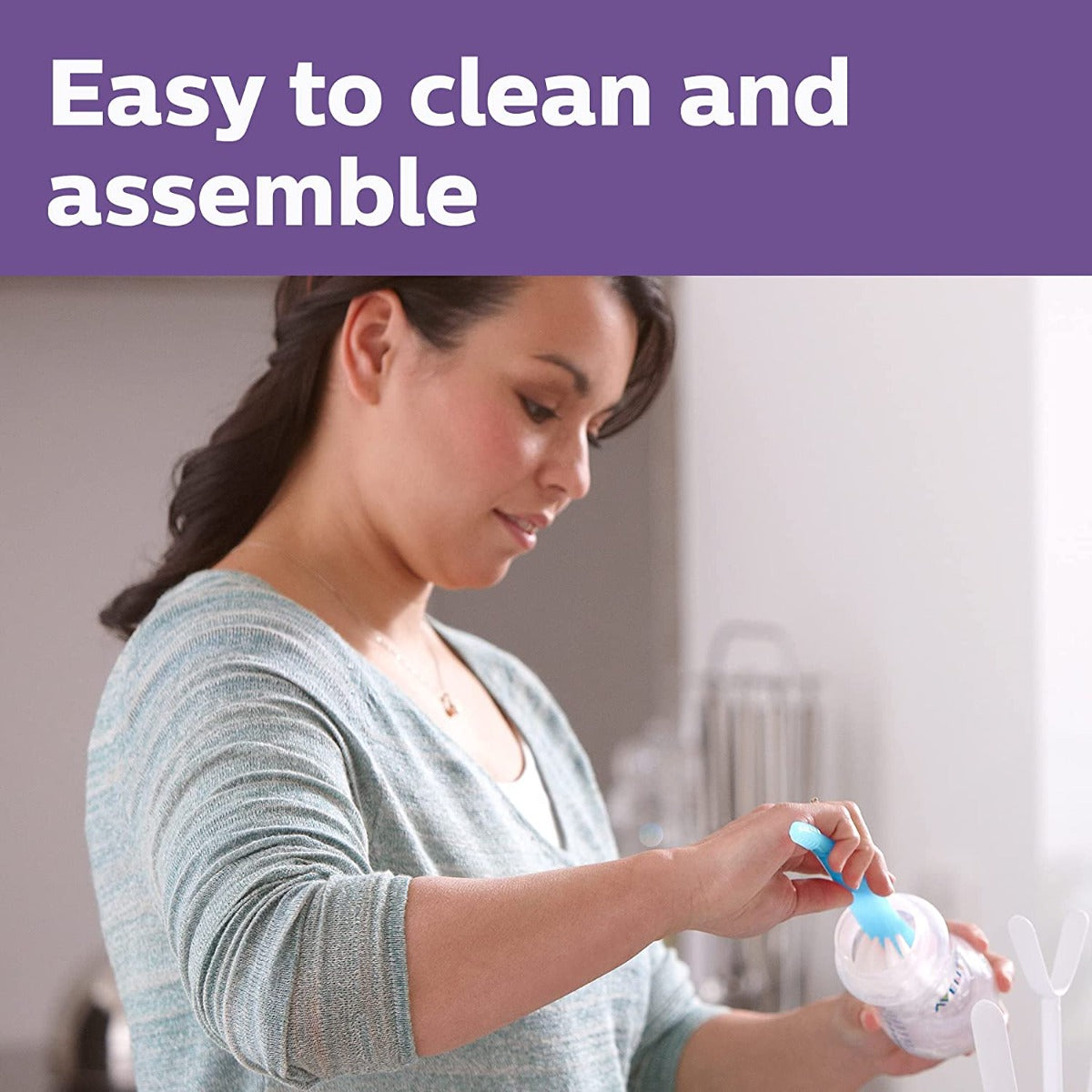 Philips Avent Natural Response 260ml Milk Baby Bottles (3-pack)
