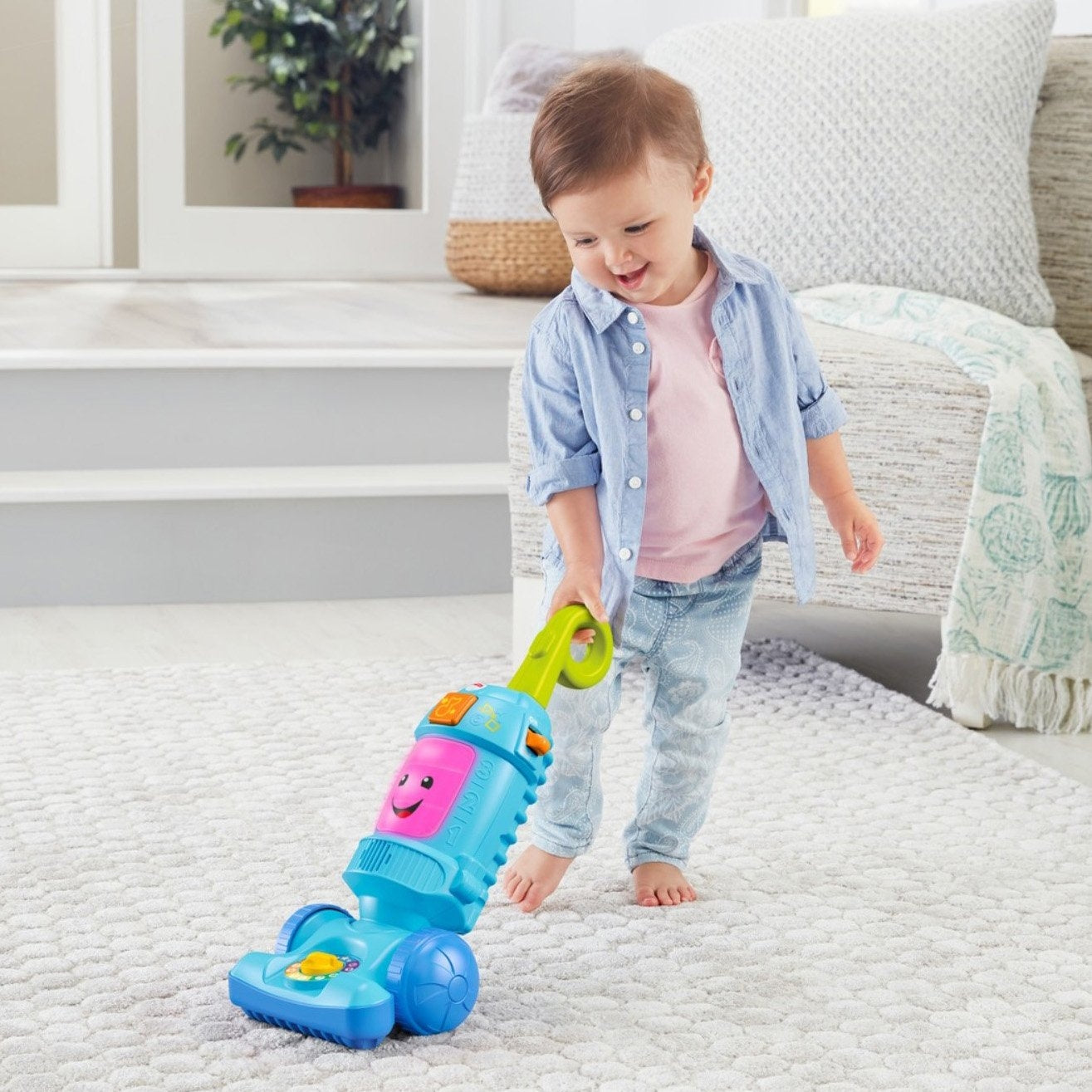 Fisher Price Laugh & Learn Light-up Learning Vacuum
