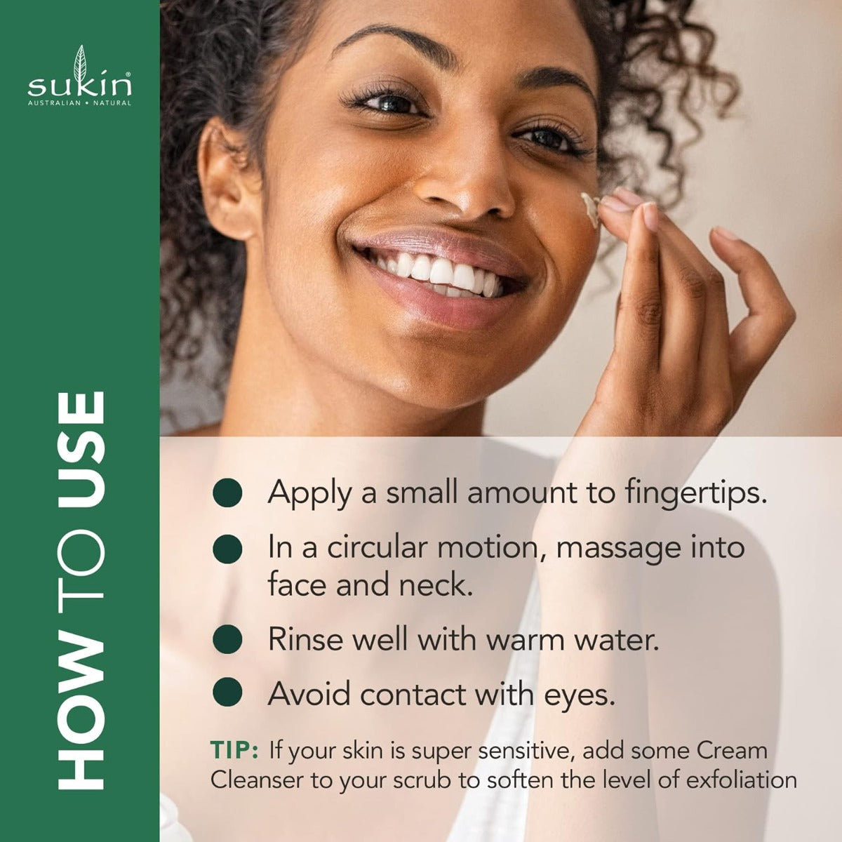 Sukin Revitalizing Facial Scrub, 125ml - Signature