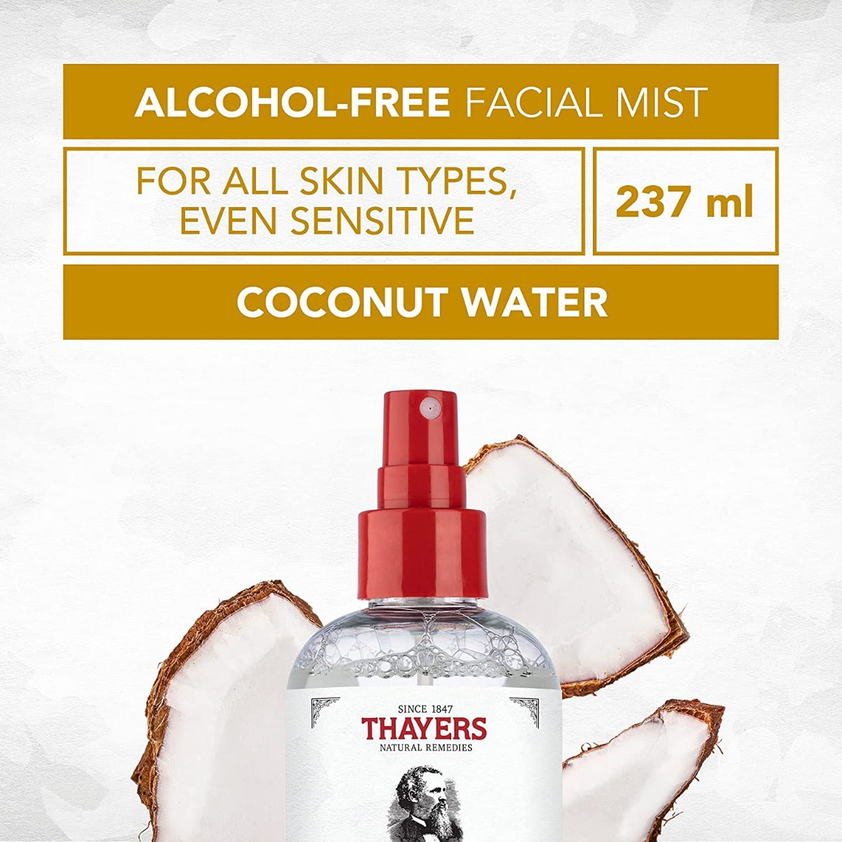 Thayers Witch Hazel Facial Mist w/ Aloe Vera, 237ml – Coconut Water