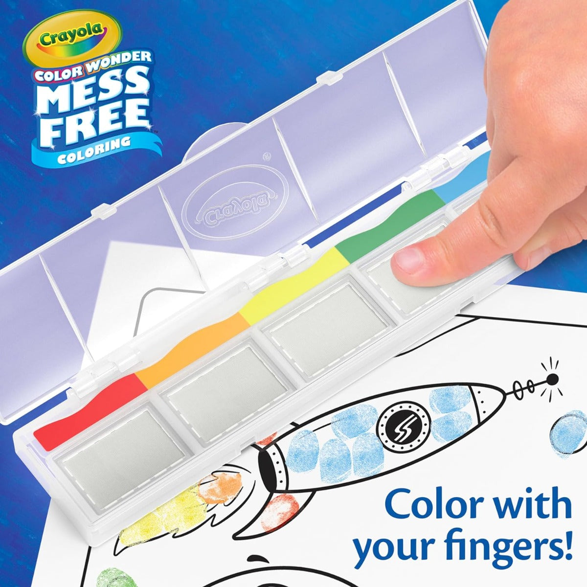 Crayola Color Wonder Mess Free Finger Painting Activity Book