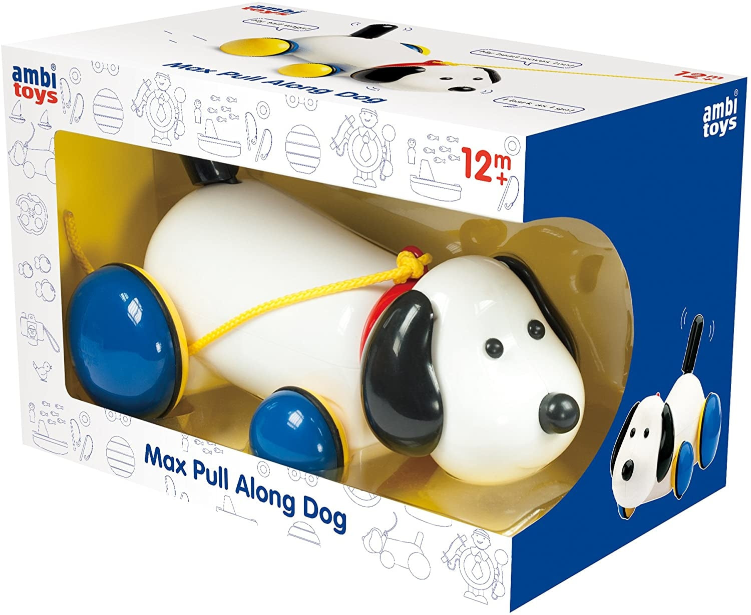 Galt Ambi Toys Max Pull Along Dog