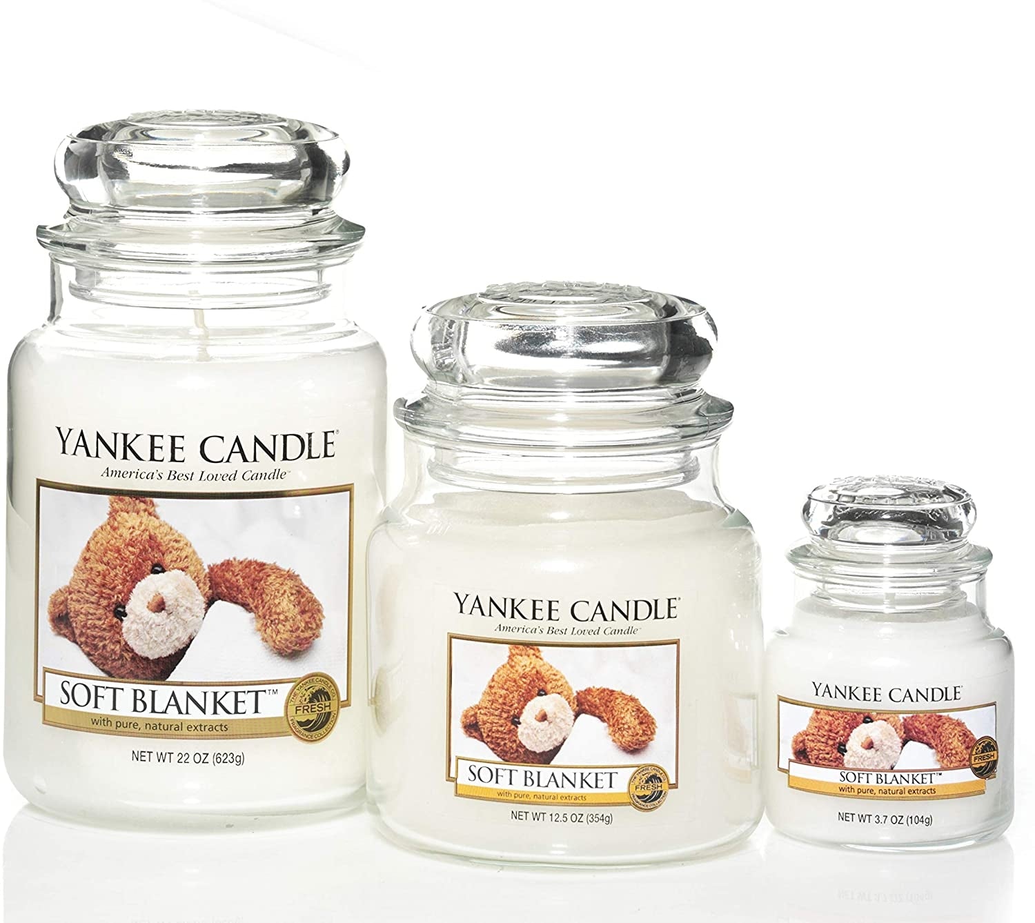 Yankee Candle Medium Jar Candle (14.5oz) - Soft Blanket