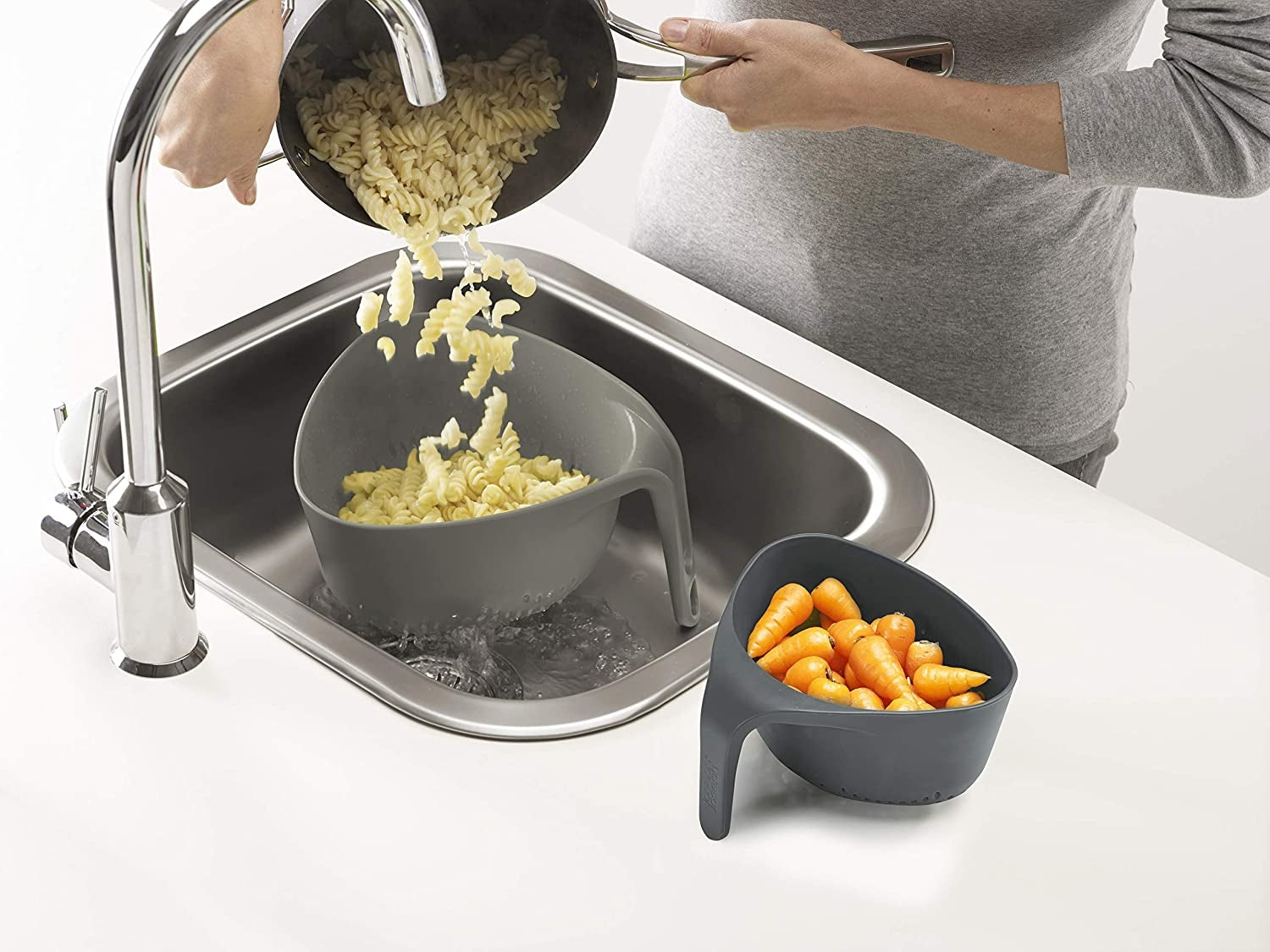 Joseph Joseph Nest Colanders - Grey