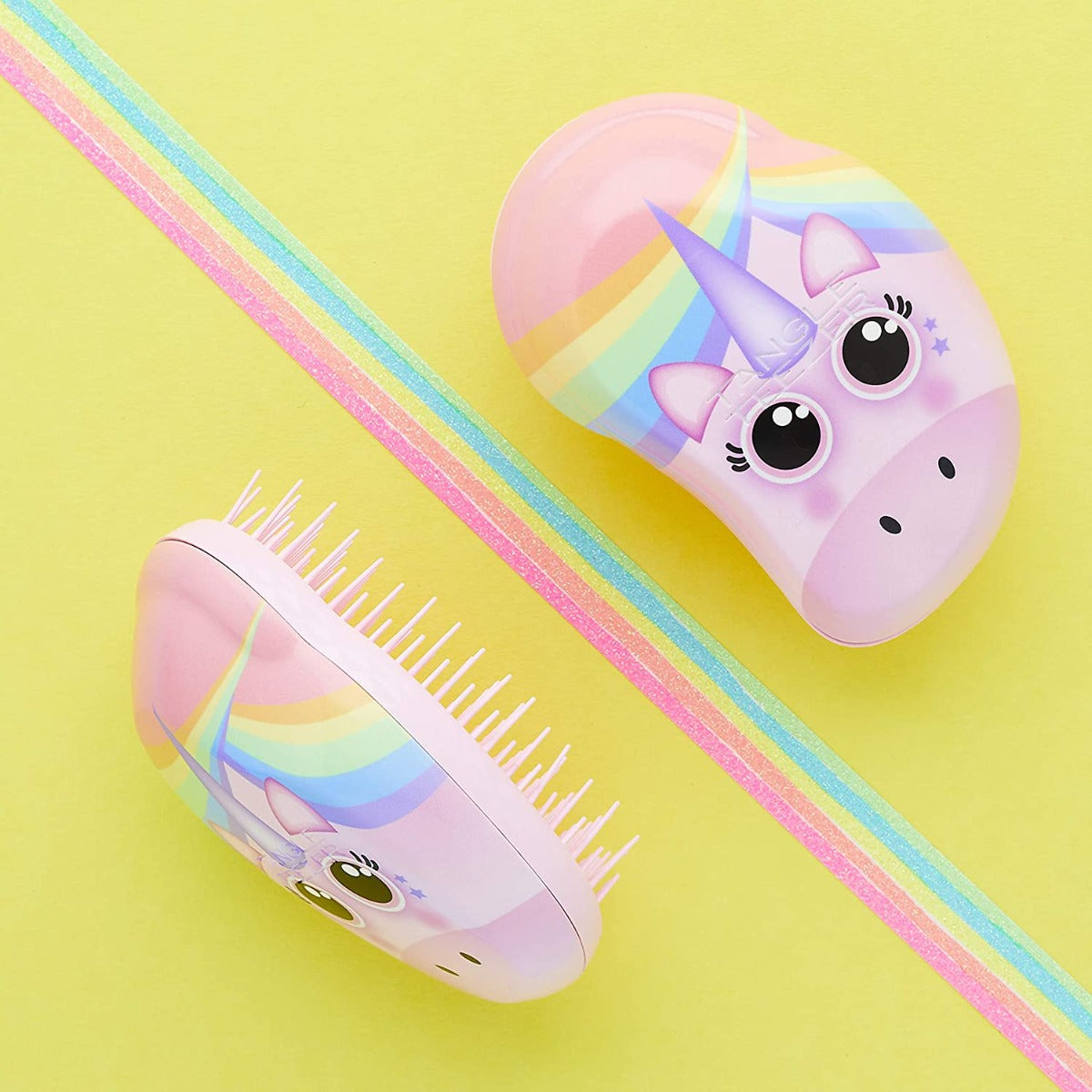 Tangle Teezer Original Detangling Mini Hairbrush, Straight & Curly (3 Designs) - Pupsik Singapore