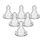Dr. Brown's Natural Flow Teat (Narrow-Neck), 6pk (2 Sizes)