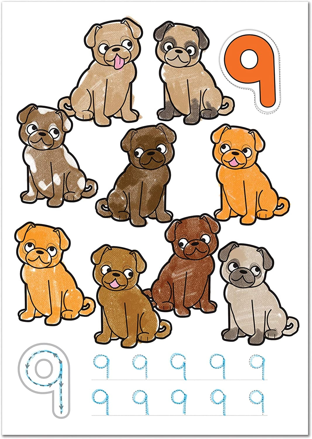 Orchard Toys Learning Sticker Colouring Book Series (4 Titles) - Pupsik Singapore
