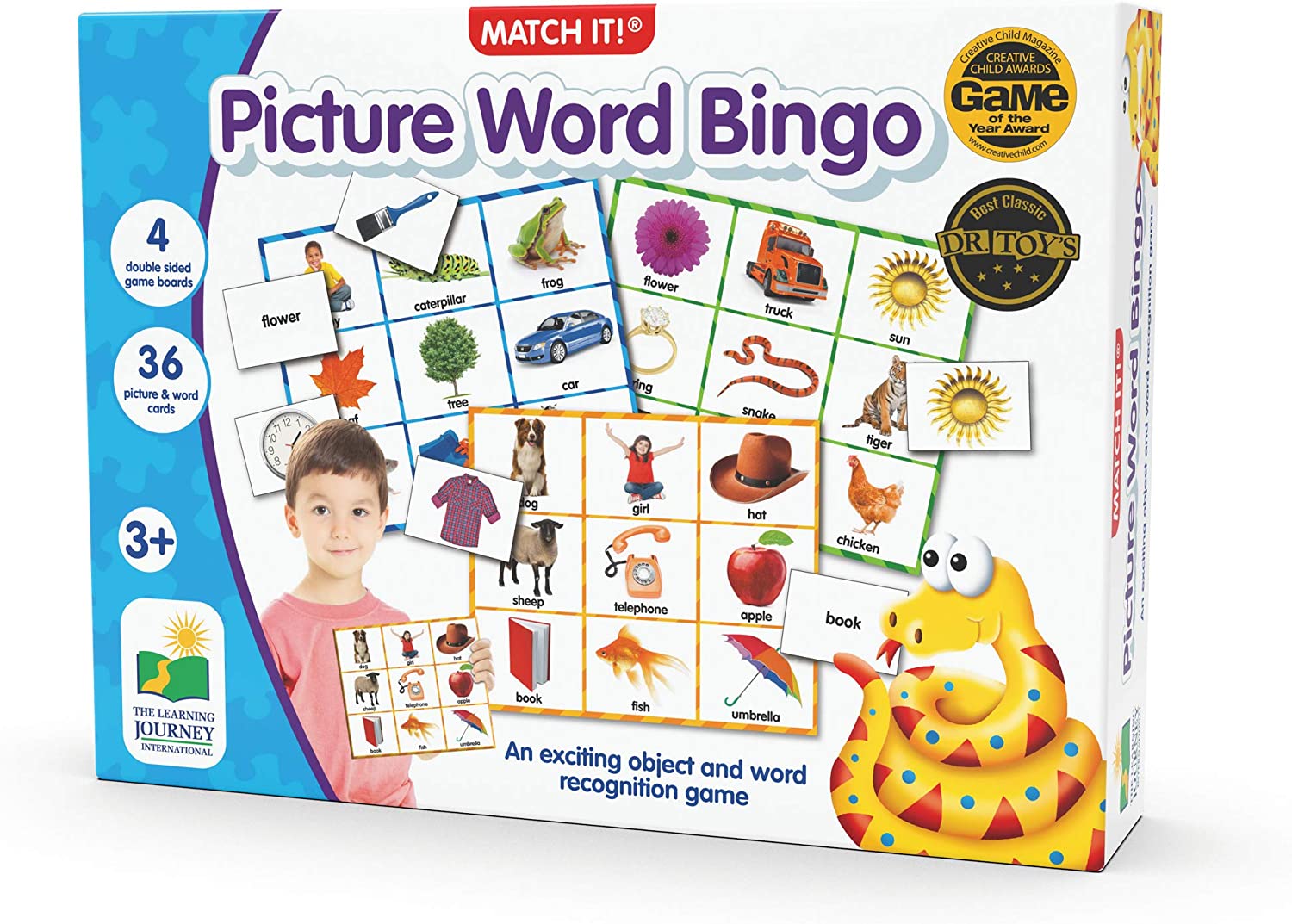 The Learning Journey Match It! Bingo (4 Designs) - Pupsik Singapore