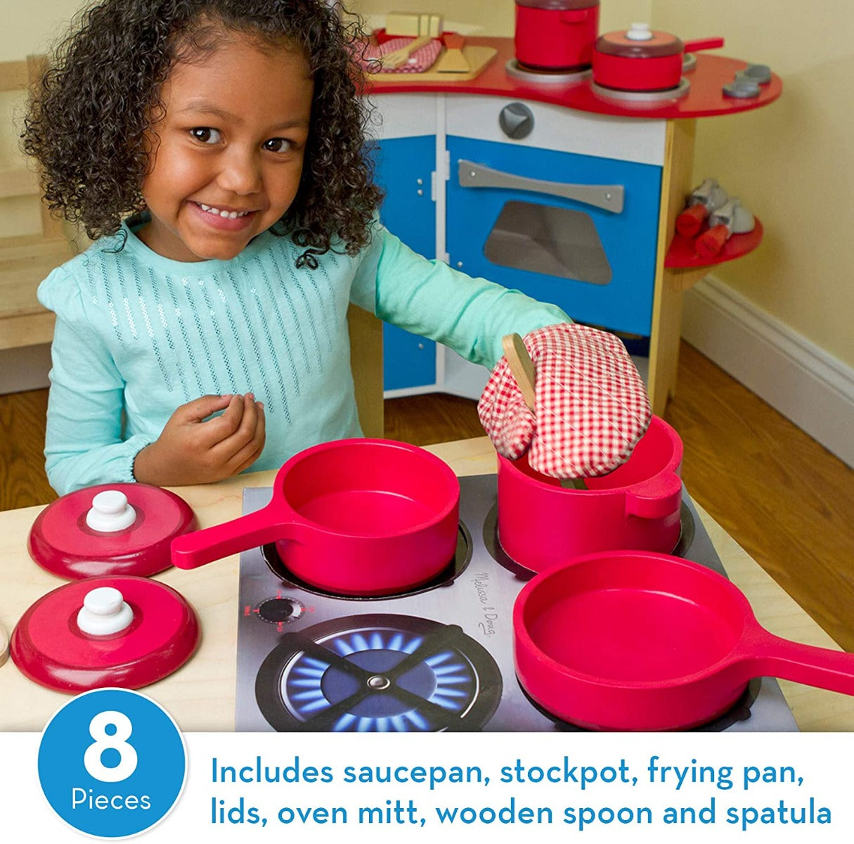Melissa & Doug Pots and Pans Play Kitchen Accessory Set