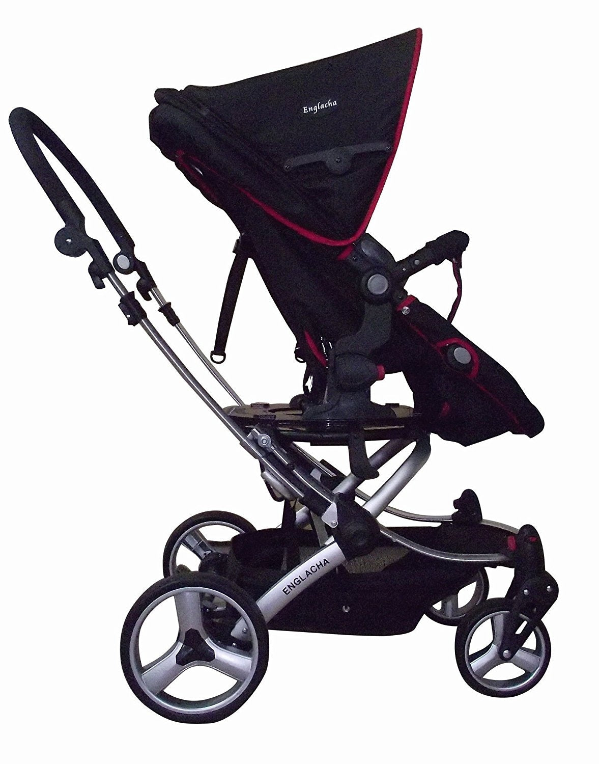 Englacha 3-in-1 Easy Stroller - Black
