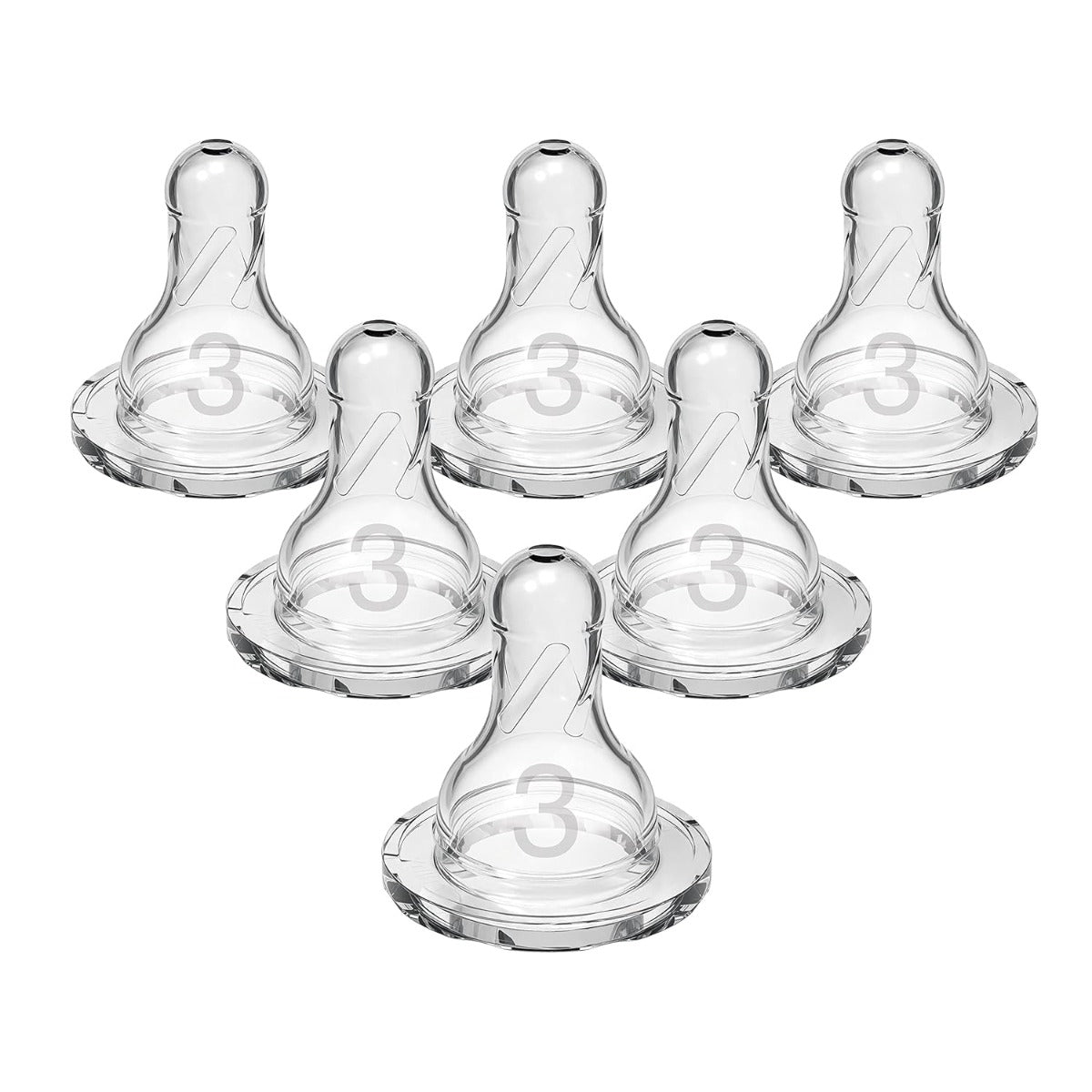 Dr. Brown's Natural Flow Teat (Narrow-Neck), 6pk (2 Sizes)