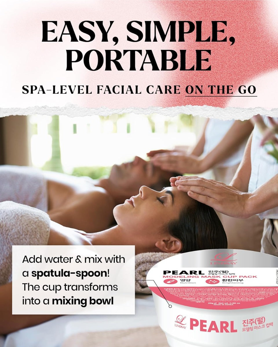 Lindsay Modeling Mask Cup Pack, 28g - Pearl (Exp 10/27)