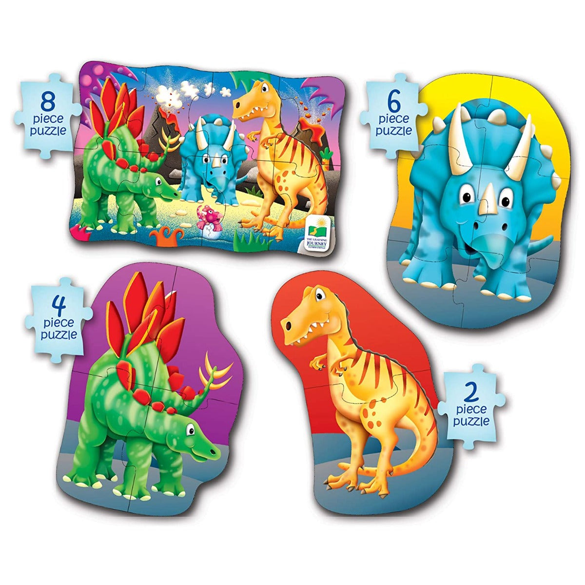 The Learning Journey First Puzzle Set 4-in-1 Box (4 Designs) - Pupsik Singapore