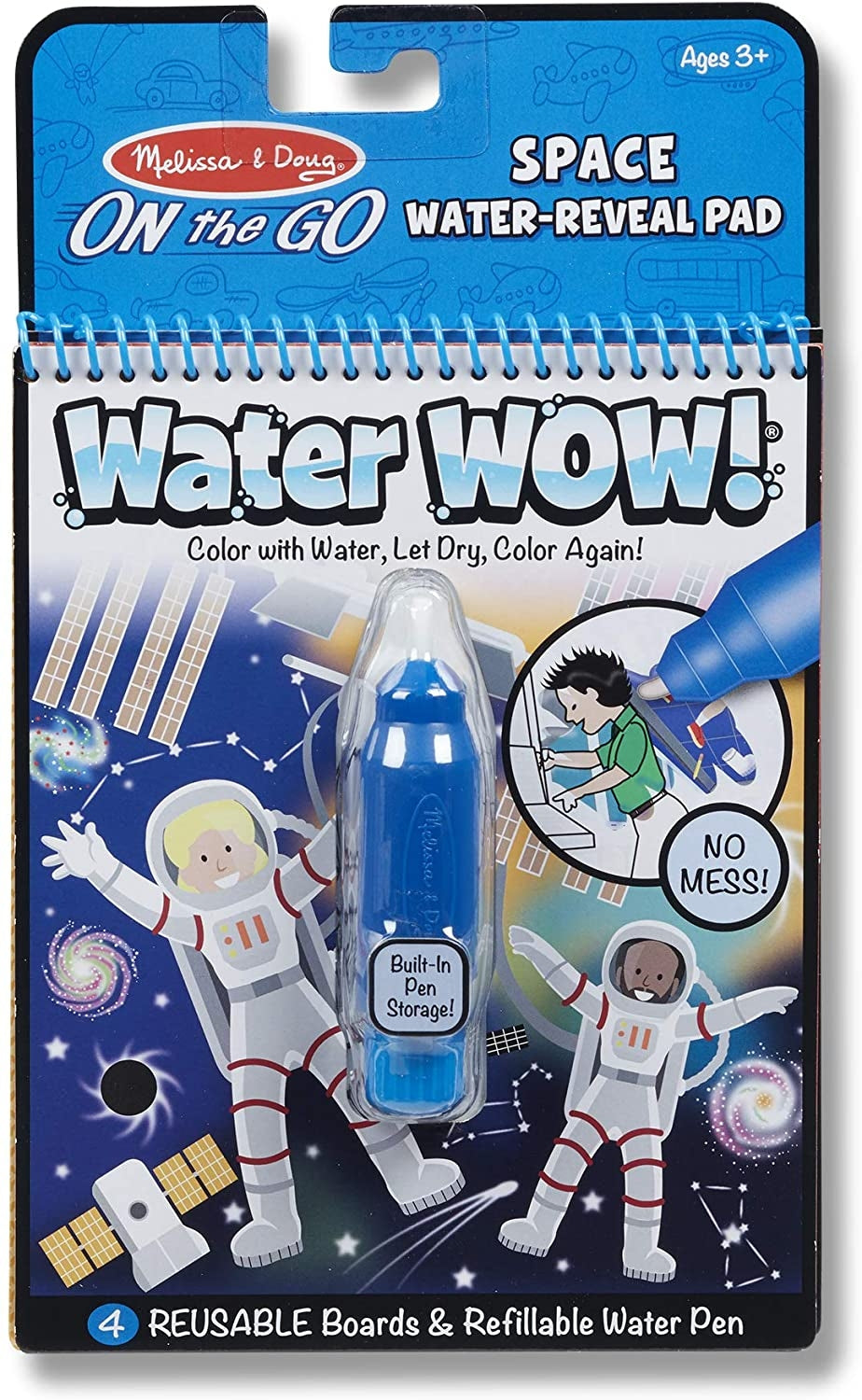 Melissa & Doug Water Wow! Brush Colouring Pad Space