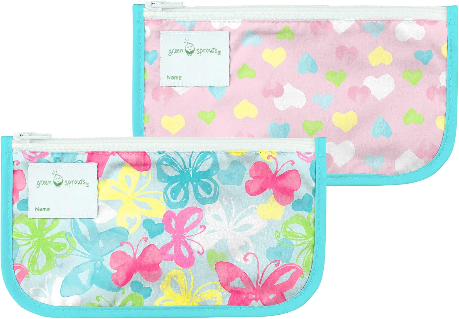 Green Sprouts Reusable Snack Bags, 2pk (6 Designs) - Pupsik Singapore