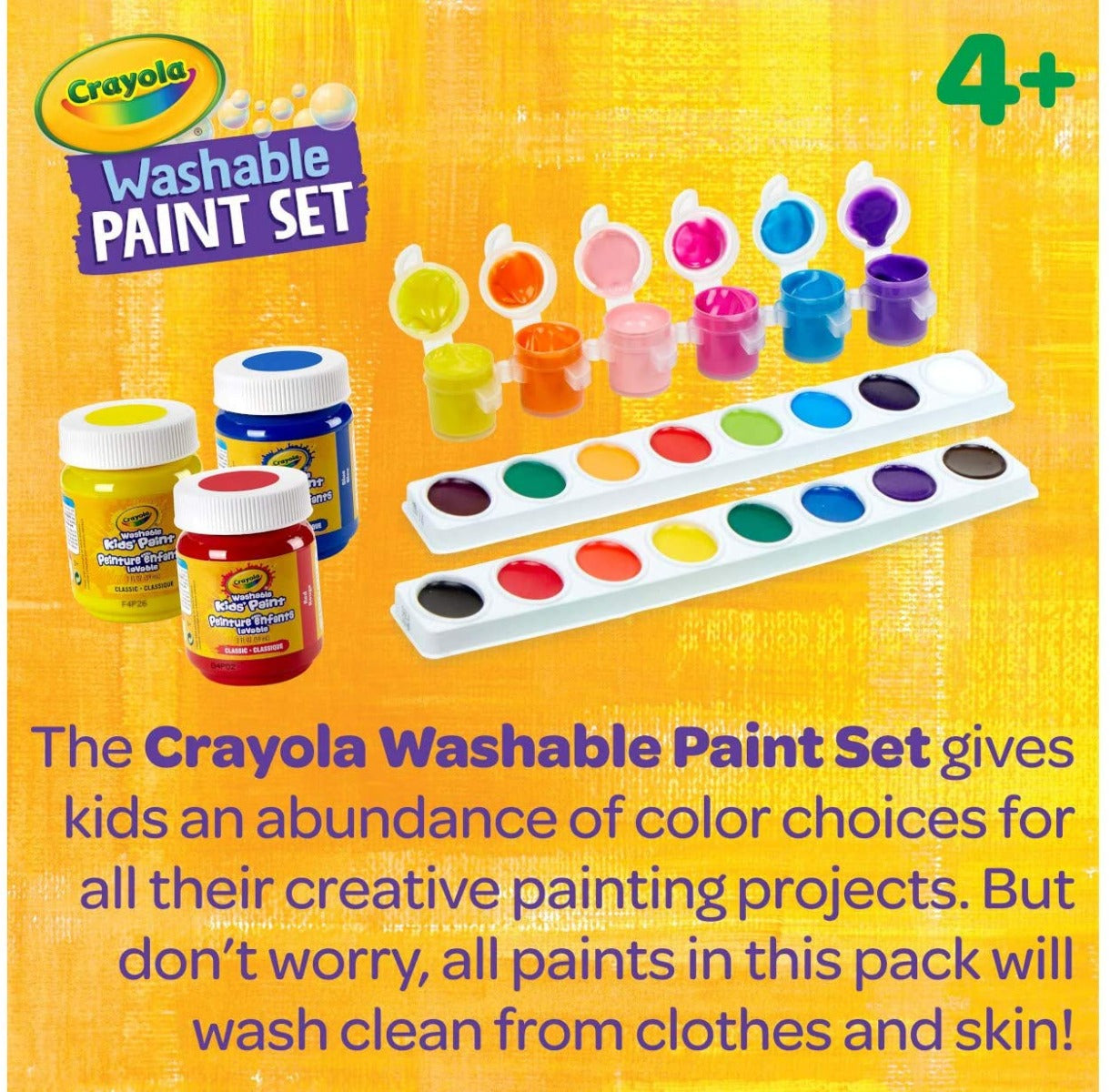 Crayola Kids Washable Paint Set