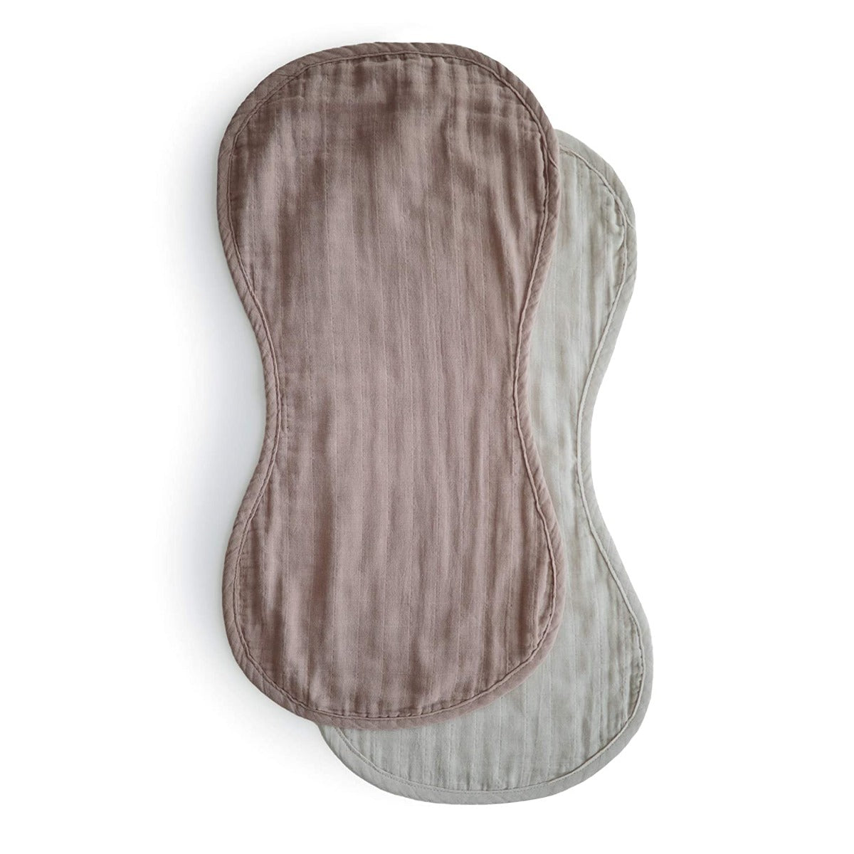 Mushie Muslin Organic Cotton Burp Cloth, 2pk (4 Designs) - Pupsik Singapore