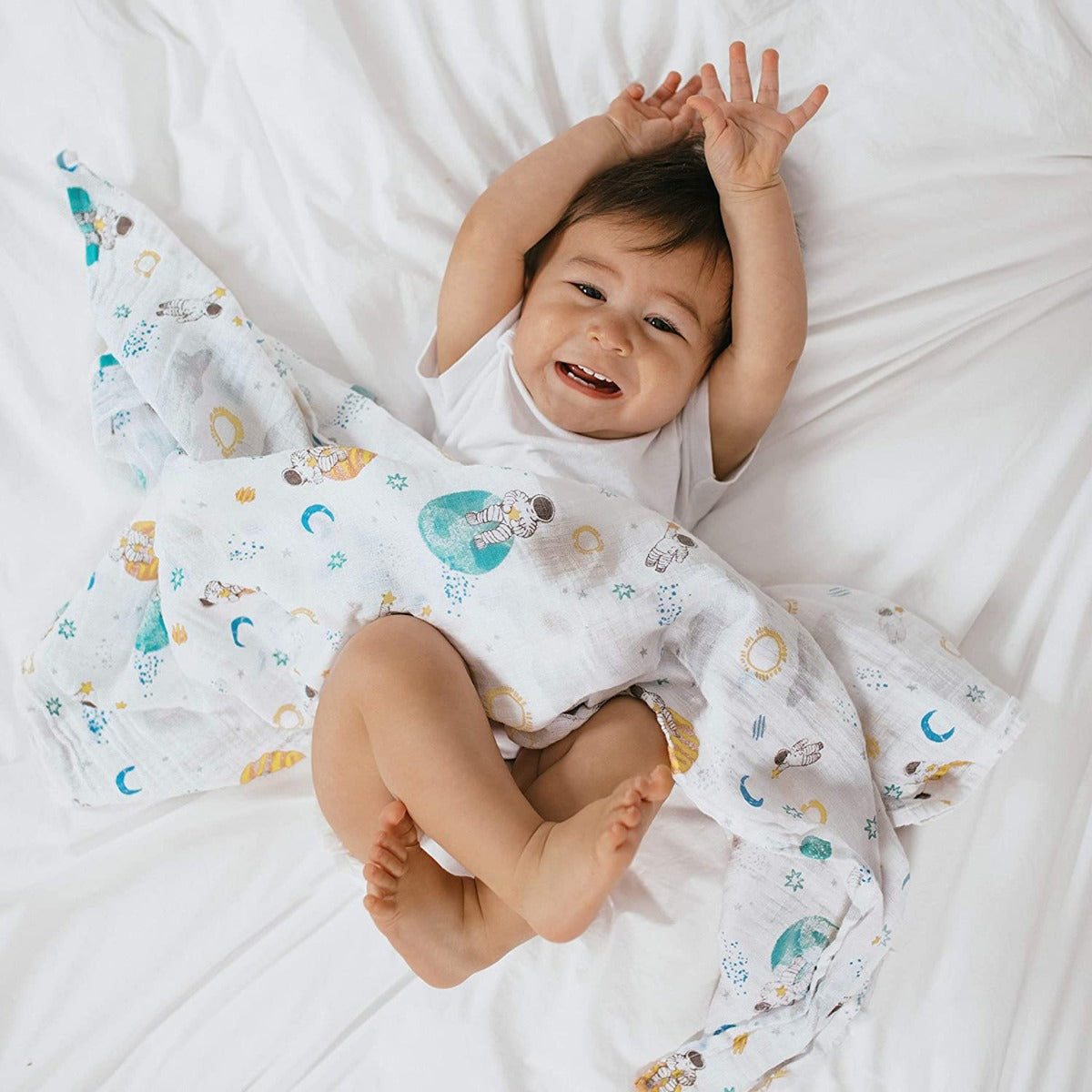 Aden Anais Essentials Muslin Cotton Swaddle (44 x 44 in), 4pk (31 Designs) - Pupsik Singapore