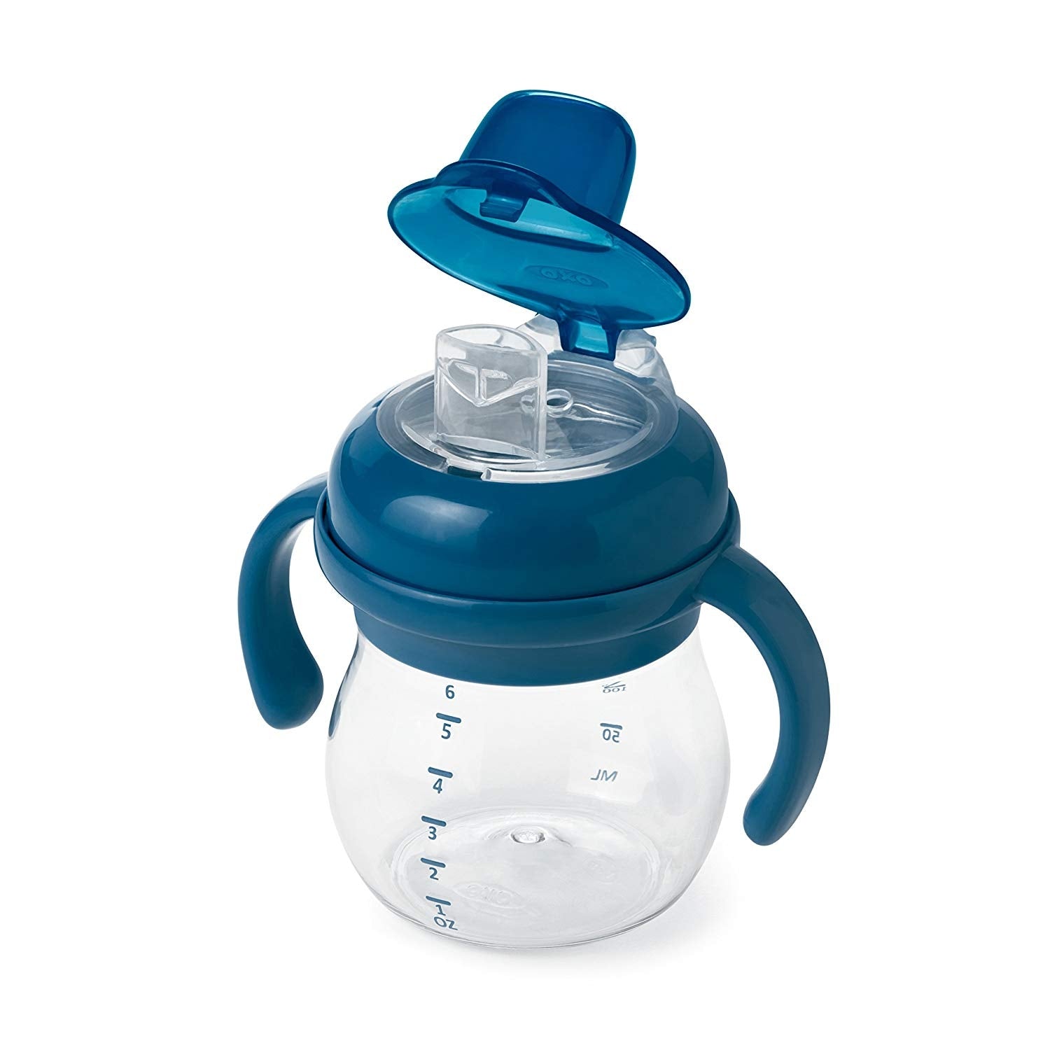 OXO Tot Grow Soft Spout Sippy Cup with Removable Handles, 6oz (4 Colours)