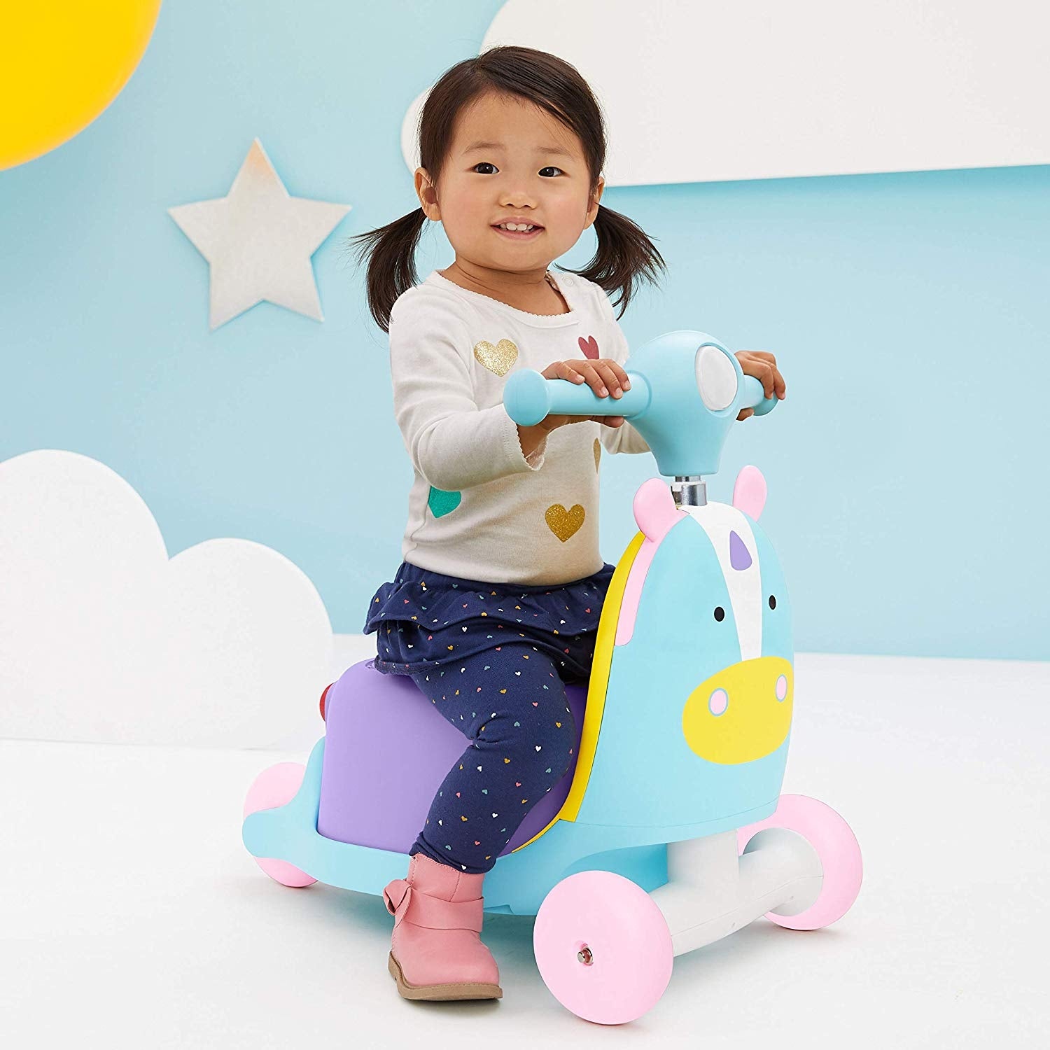 Skip Hop Zoo 3-In-1 Ride On Toy (2 Designs) - Pupsik Singapore
