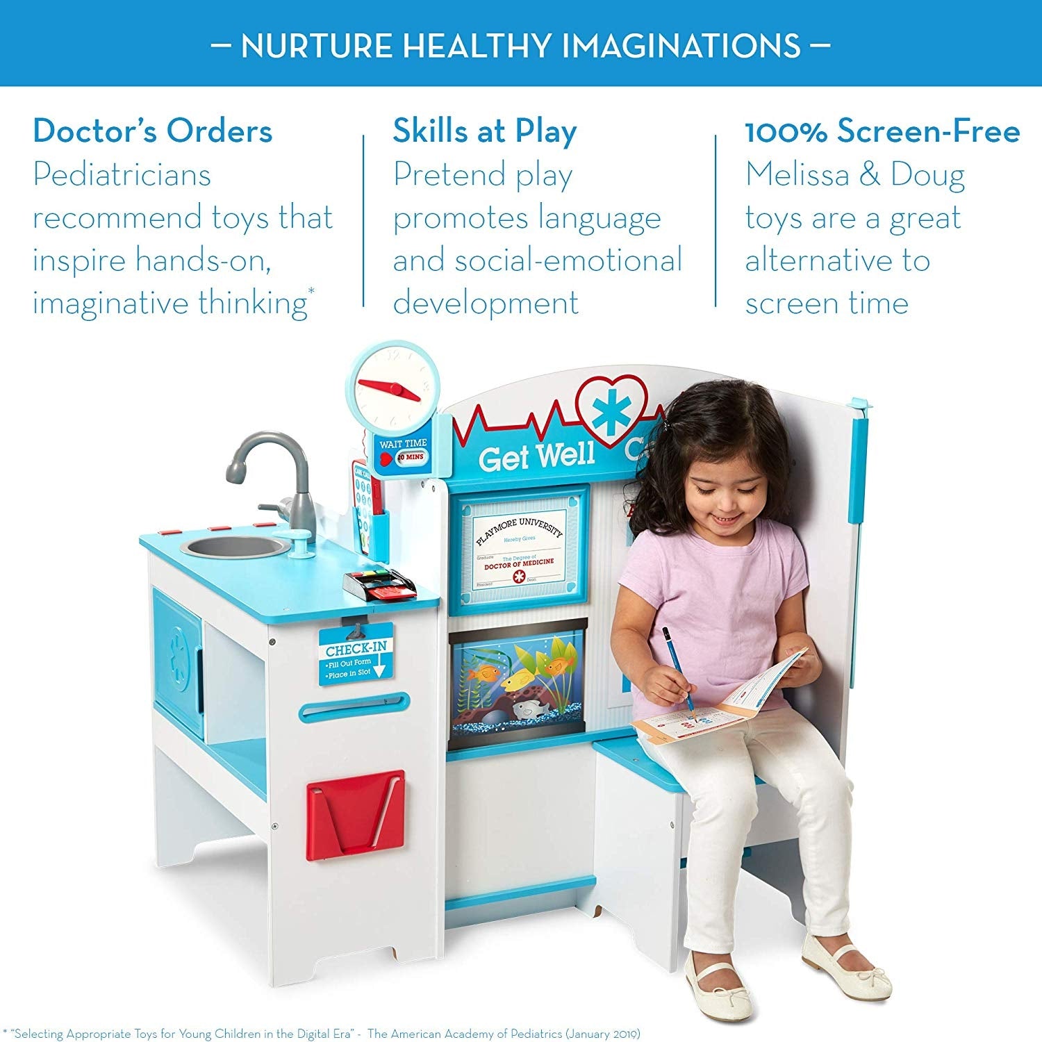 Melissa & Doug Get Well Doctor Activity Center