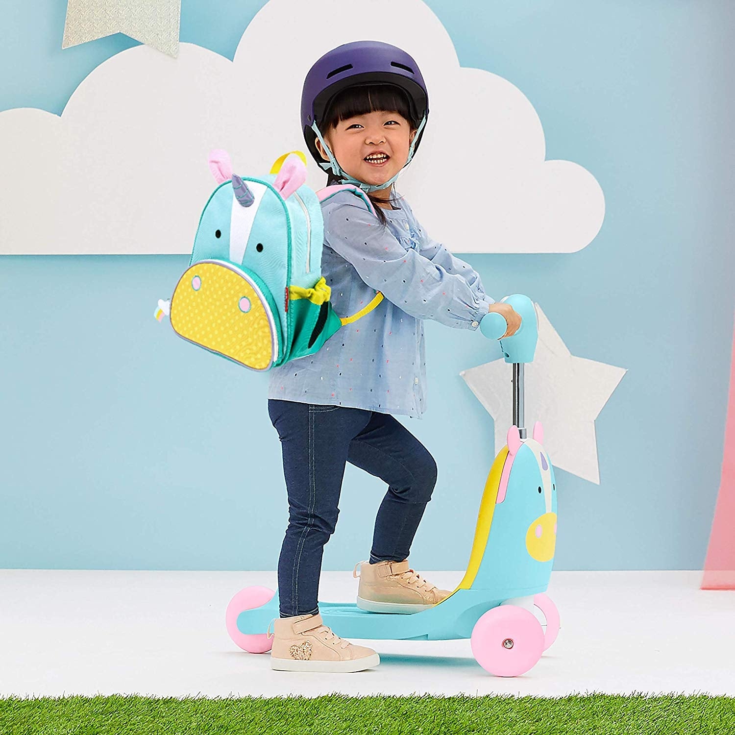 Skip Hop Zoo 3-In-1 Ride On Toy (2 Designs) - Pupsik Singapore