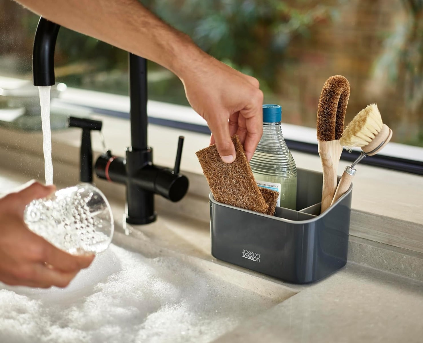 Joseph Joseph SinkStore Tiered Sink Tidy - Grey