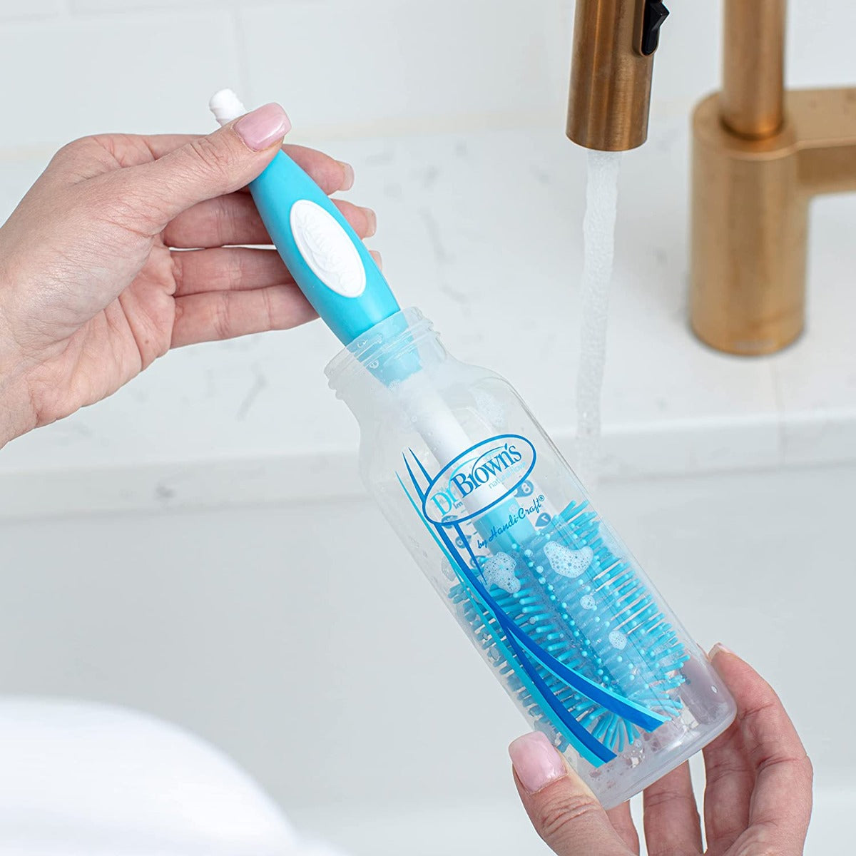 Dr. Brown's Soft Touch Bottle Brush - Blue