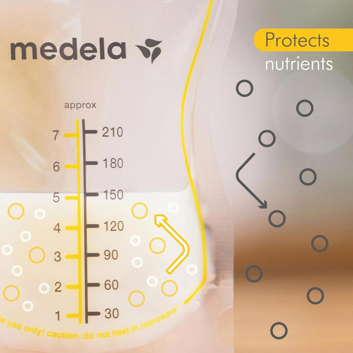 Medela Easy Pour Breast Milk Storage Bags (50 bags) - EU Version