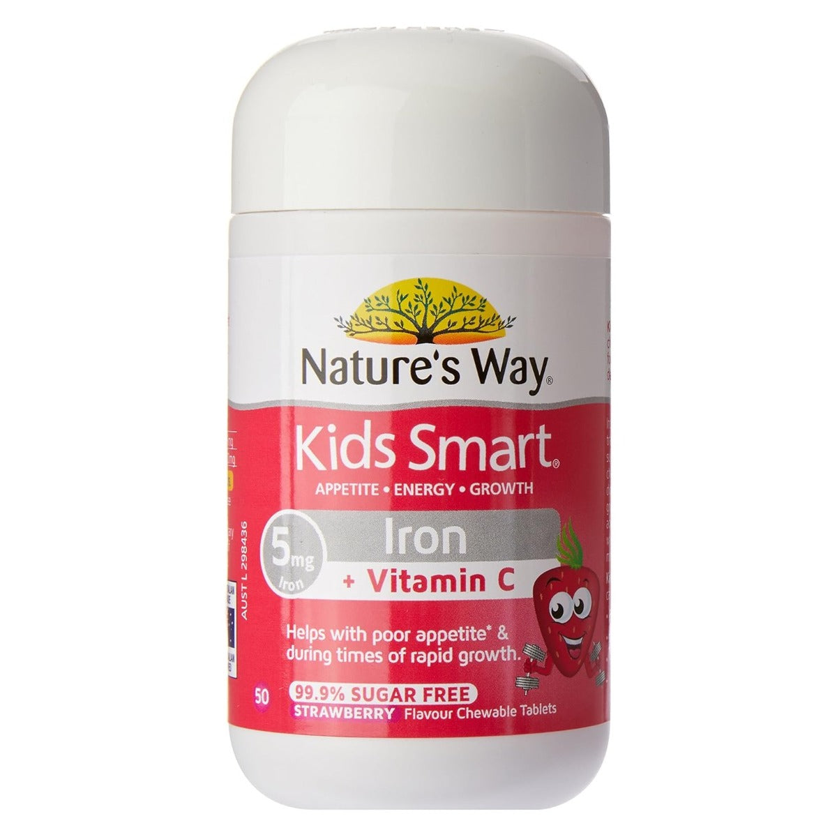 Nature's Way Kids Smart Iron + Vitamin C Chewables, 50s (Exp 02/27)