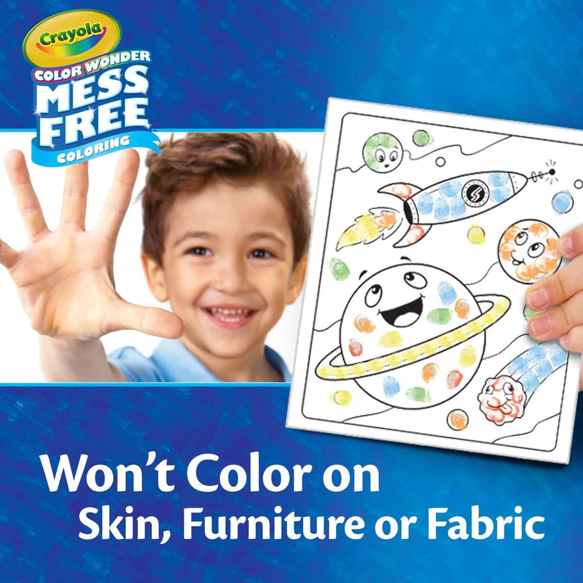 Crayola Color Wonder Mess Free Finger Painting Activity Book
