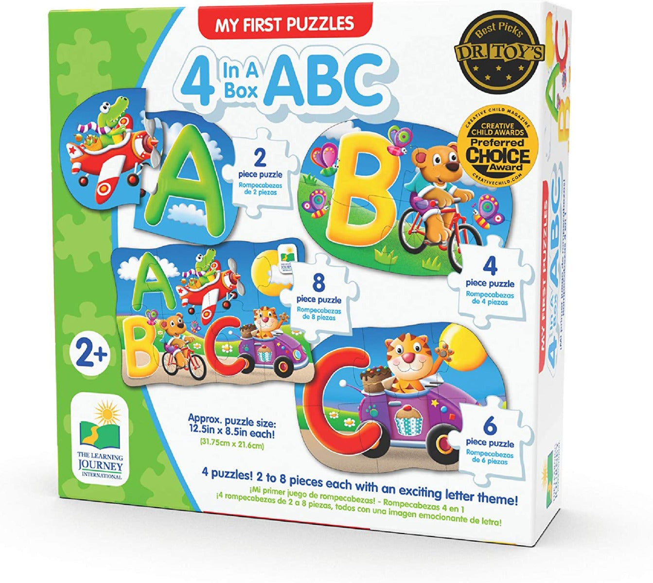 The Learning Journey First Puzzle Set 4-in-1 Box (4 Designs)